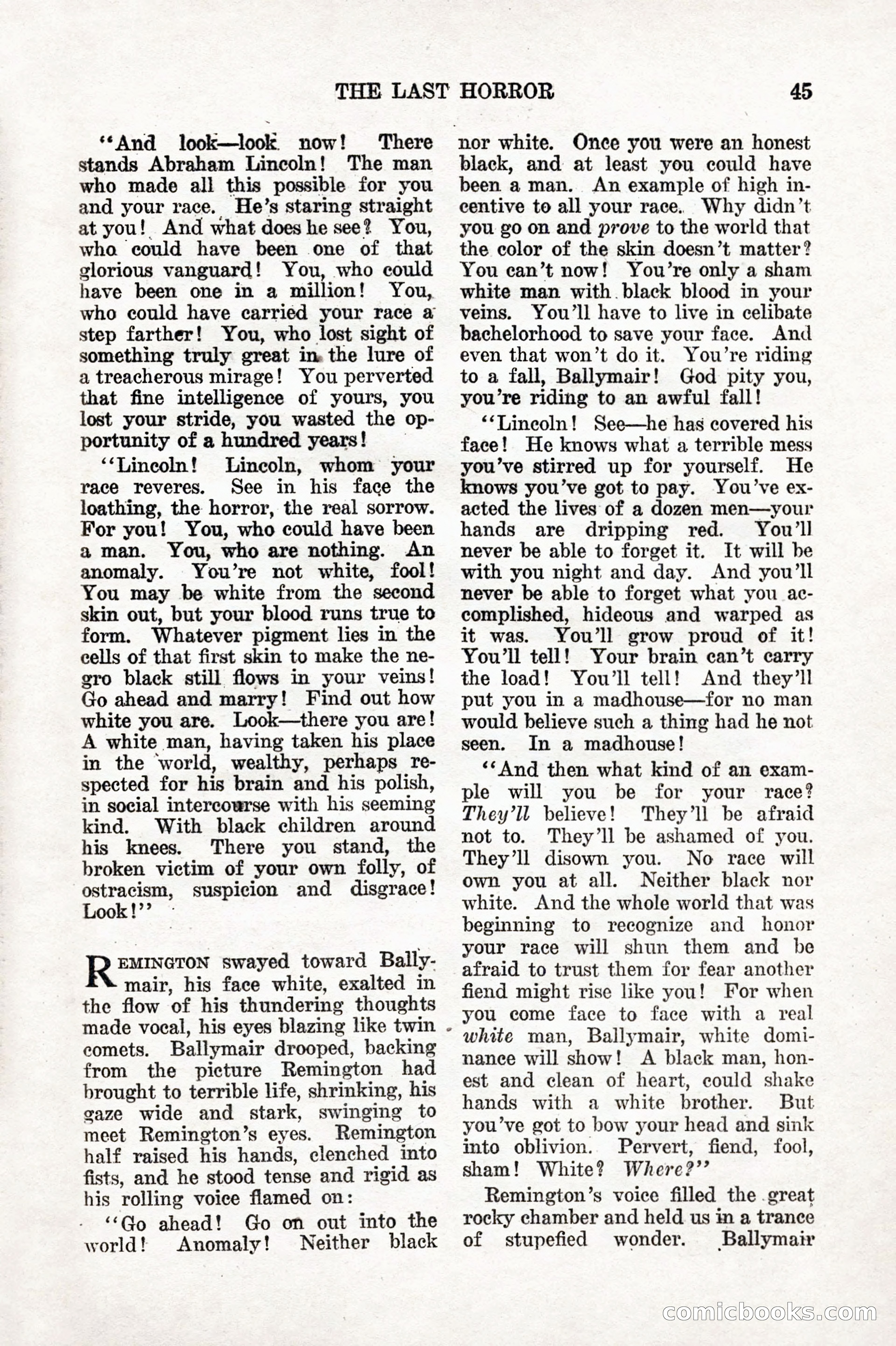 Weird Tales, Vol. 9, No. 1 — page 47 of 148