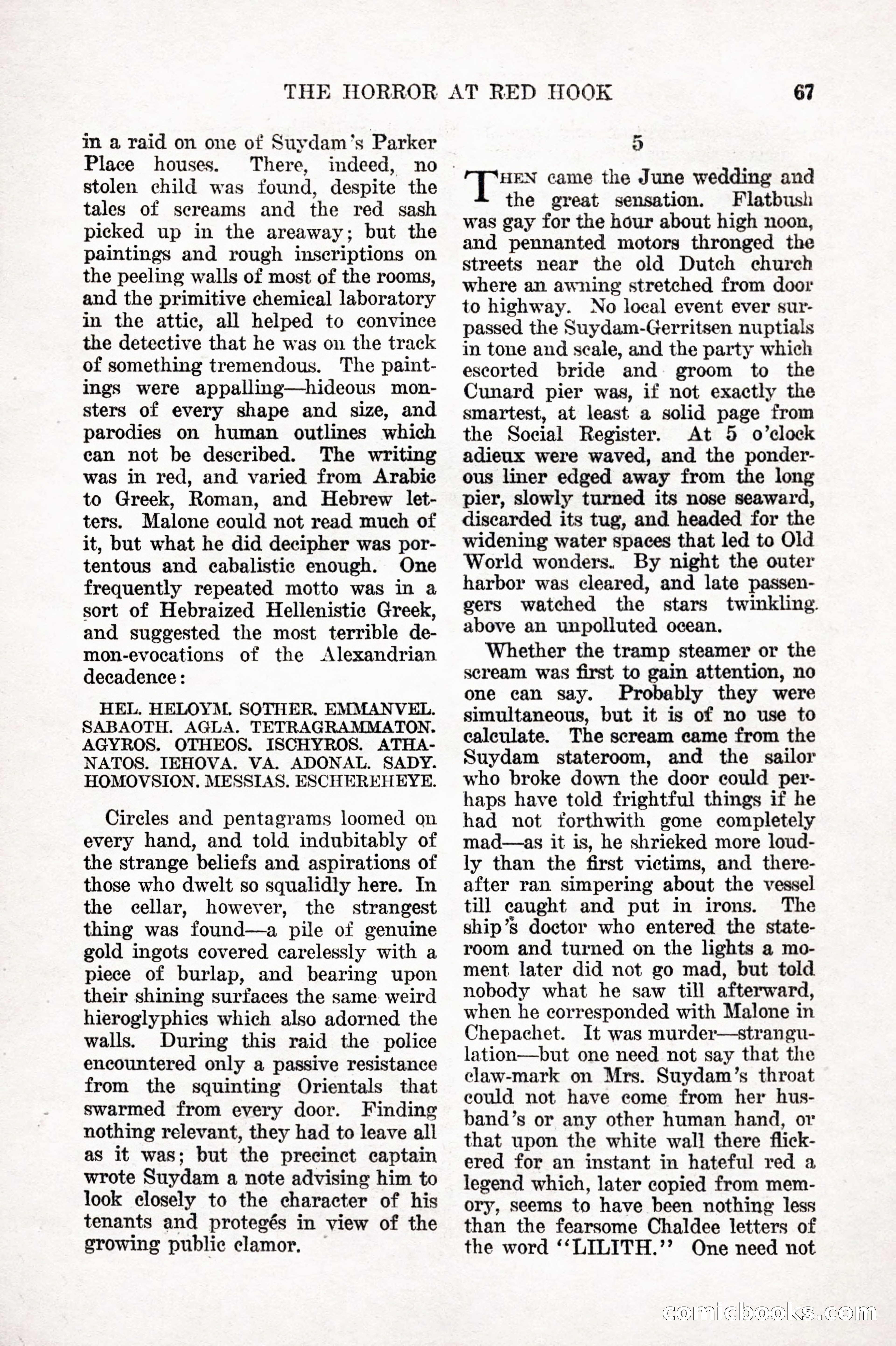 Weird Tales, Vol. 9, No. 1 — page 69 of 148