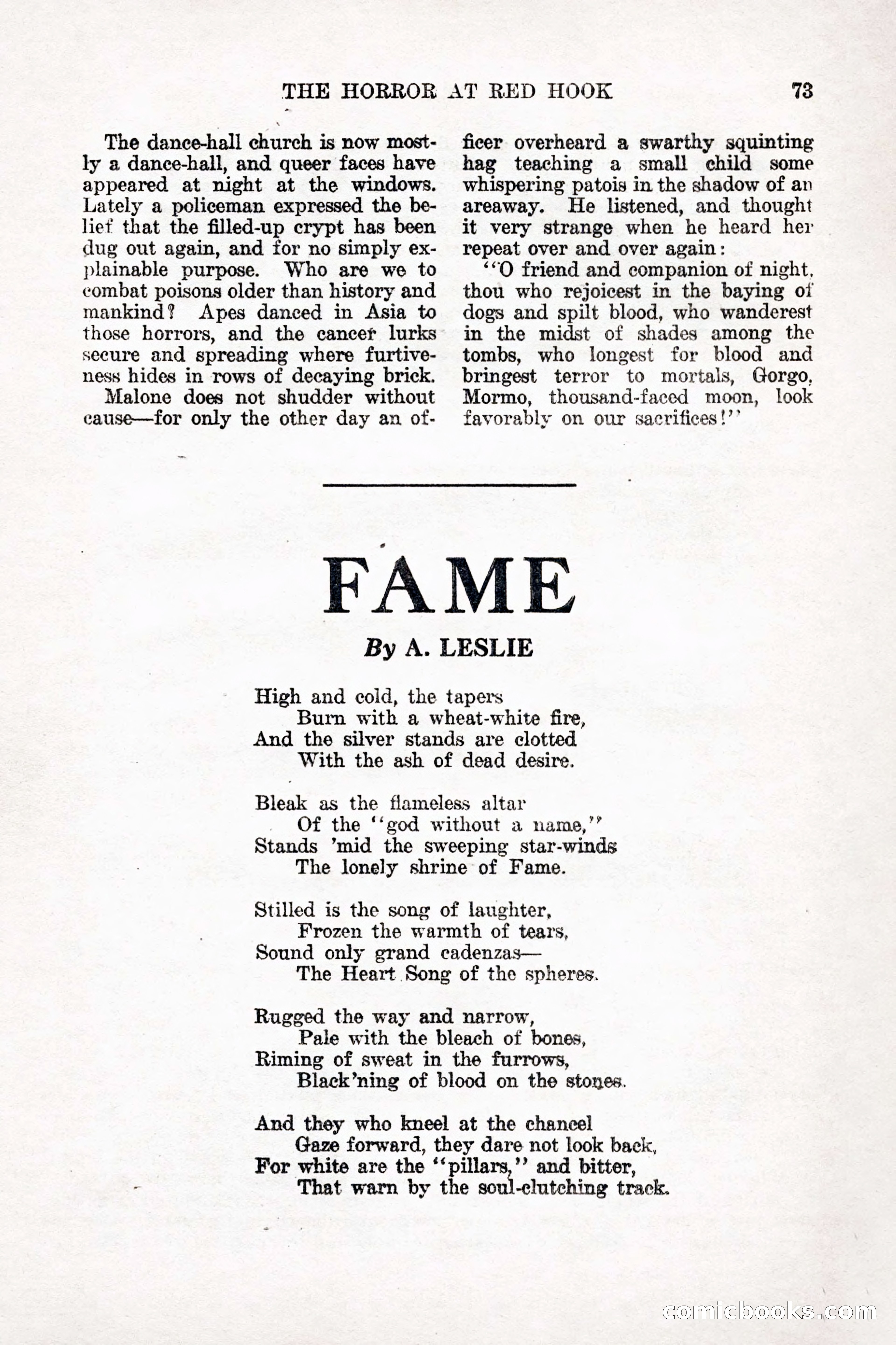 Weird Tales, Vol. 9, No. 1 — page 75 of 148