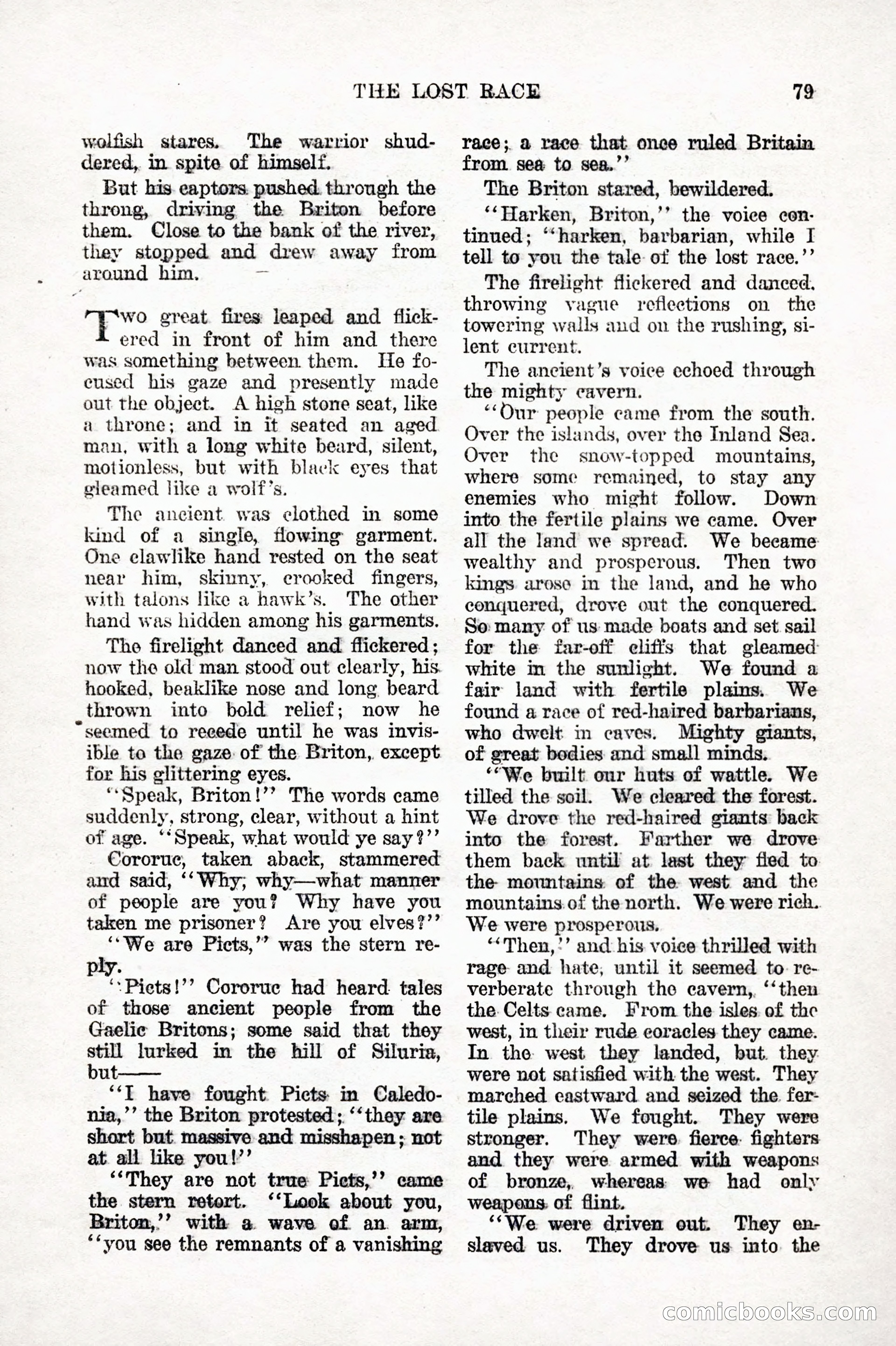 Weird Tales, Vol. 9, No. 1 — page 81 of 148