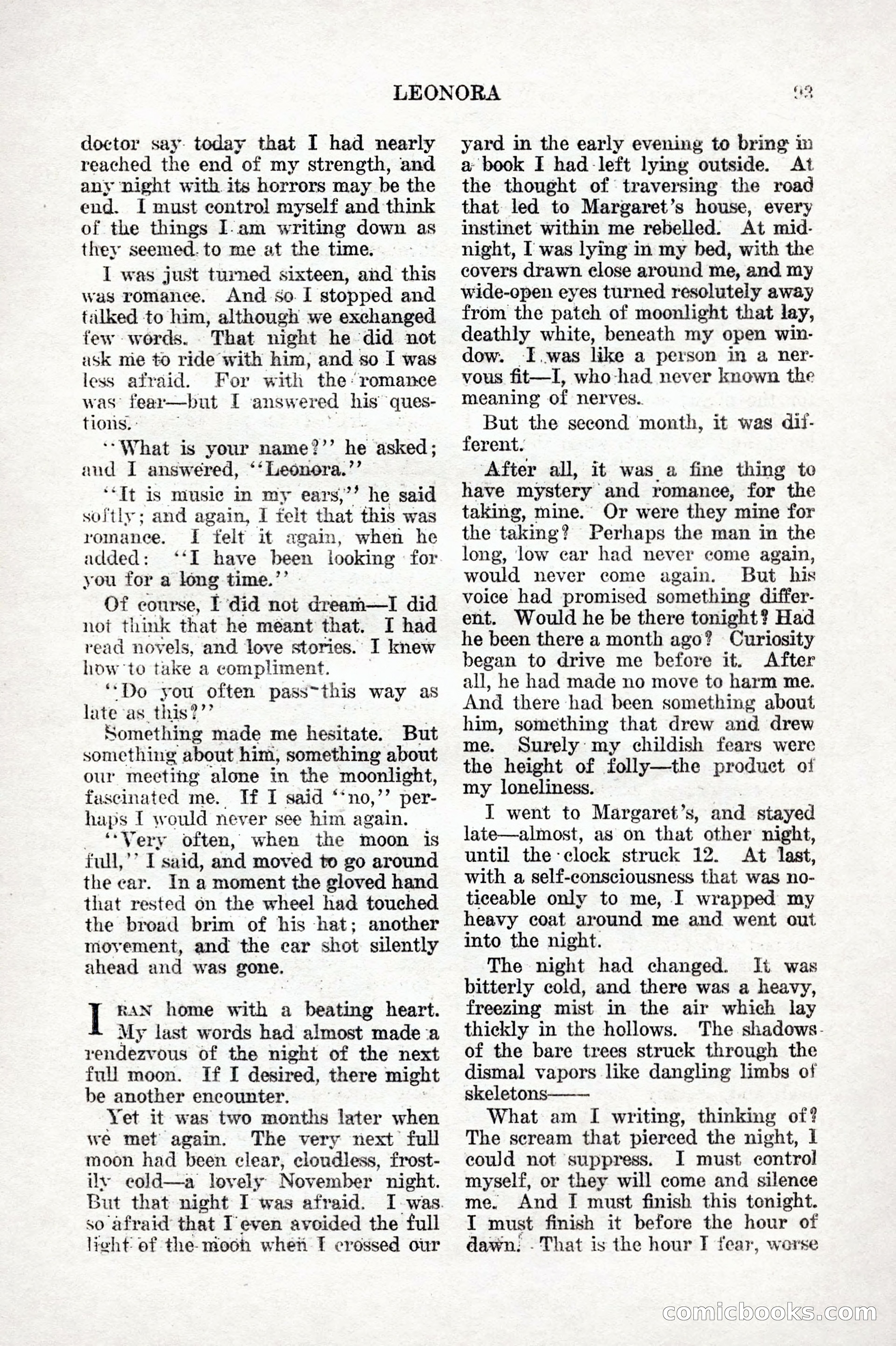 Weird Tales, Vol. 9, No. 1 — page 95 of 148
