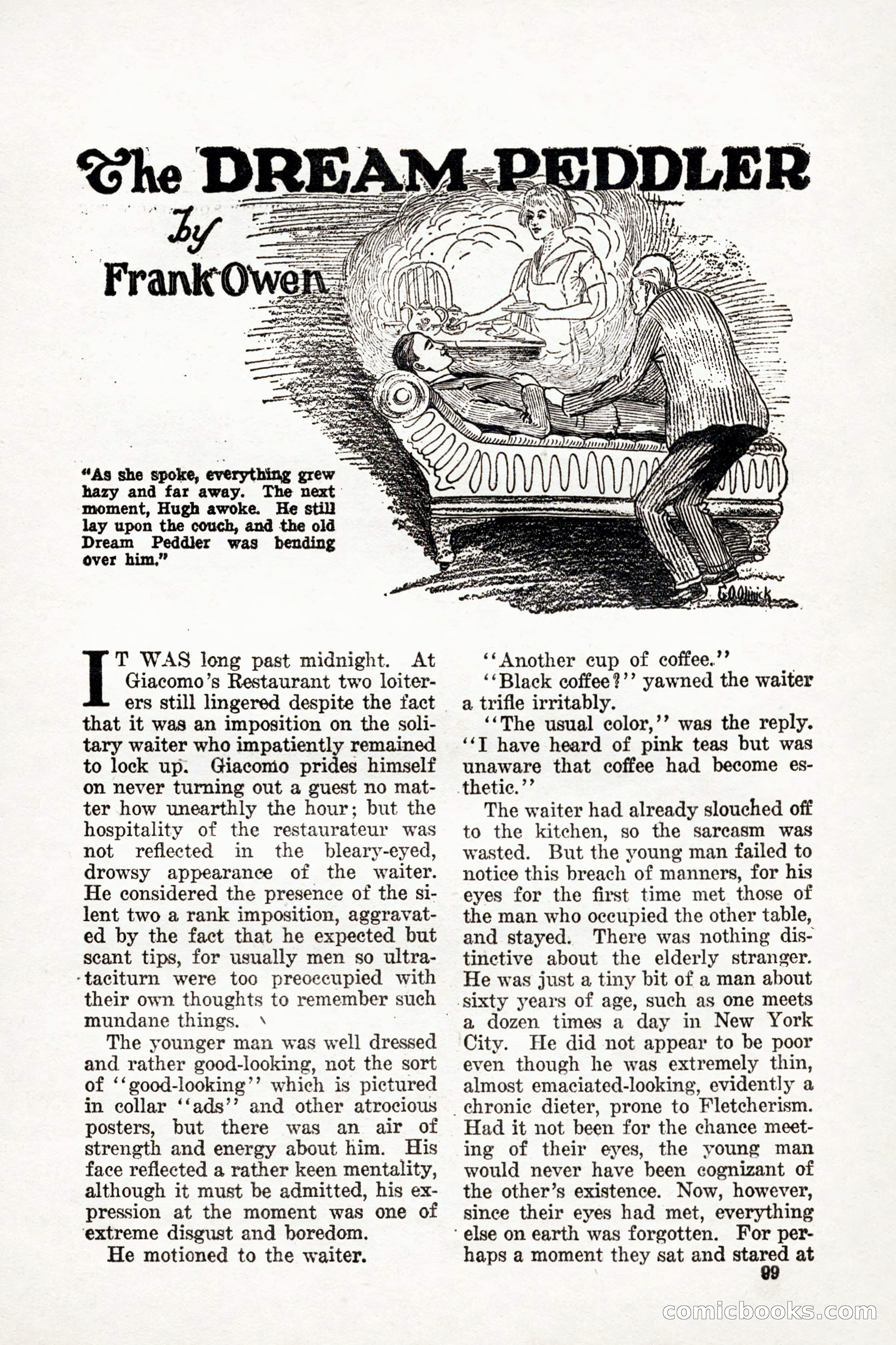Weird Tales, Vol. 9, No. 1 — page 101 of 148