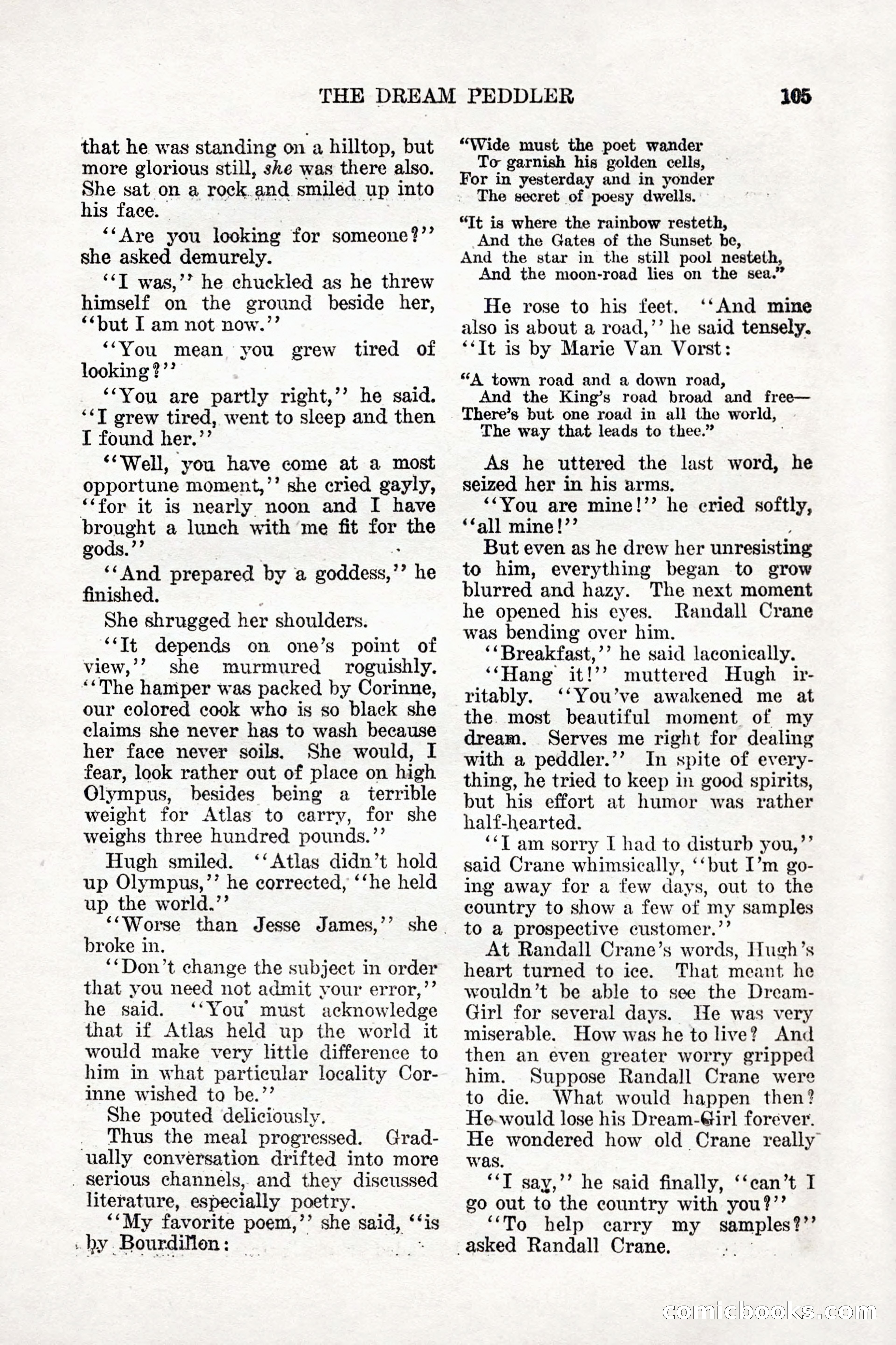 Weird Tales, Vol. 9, No. 1 — page 107 of 148