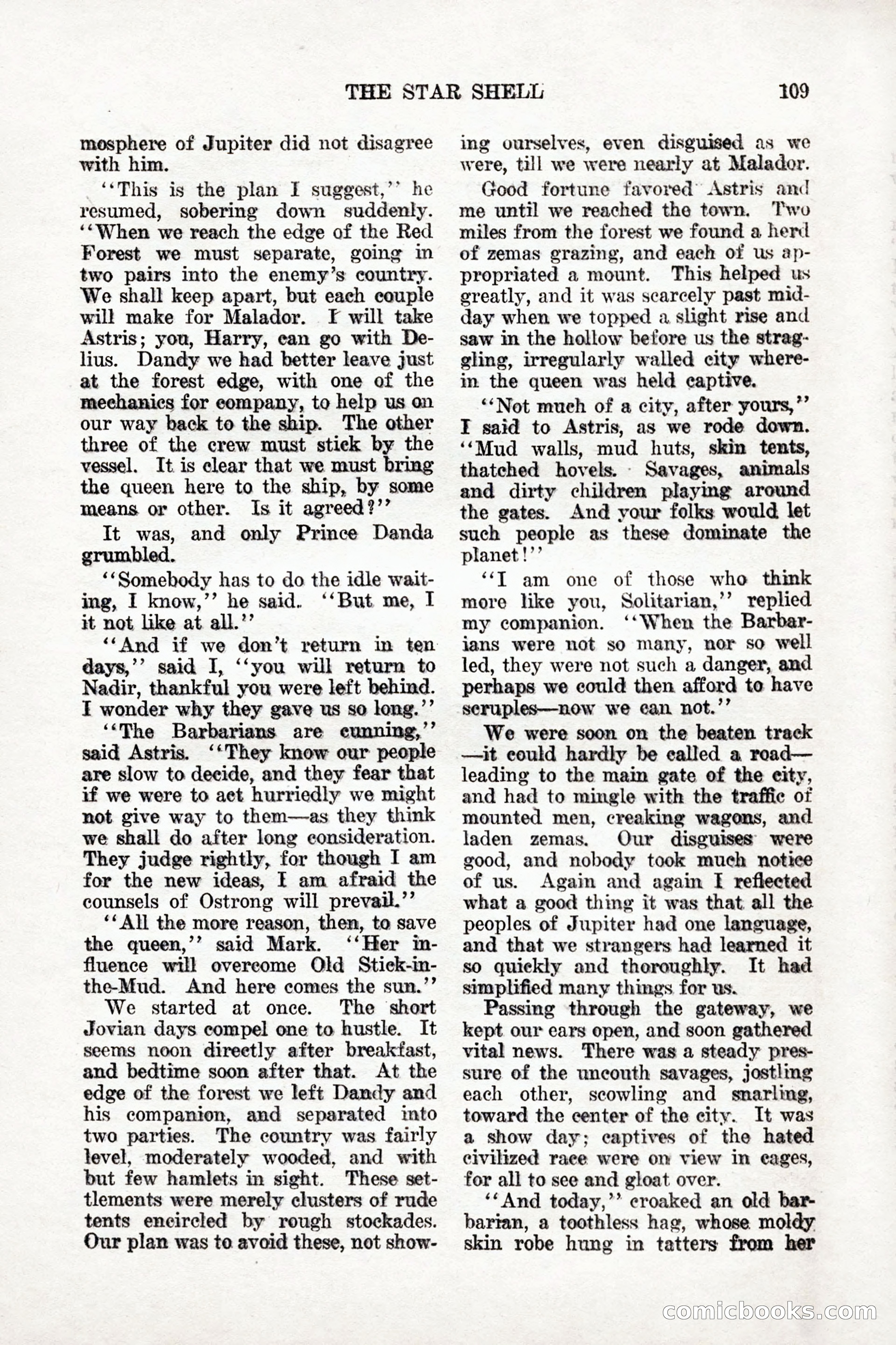 Weird Tales, Vol. 9, No. 1 — page 111 of 148