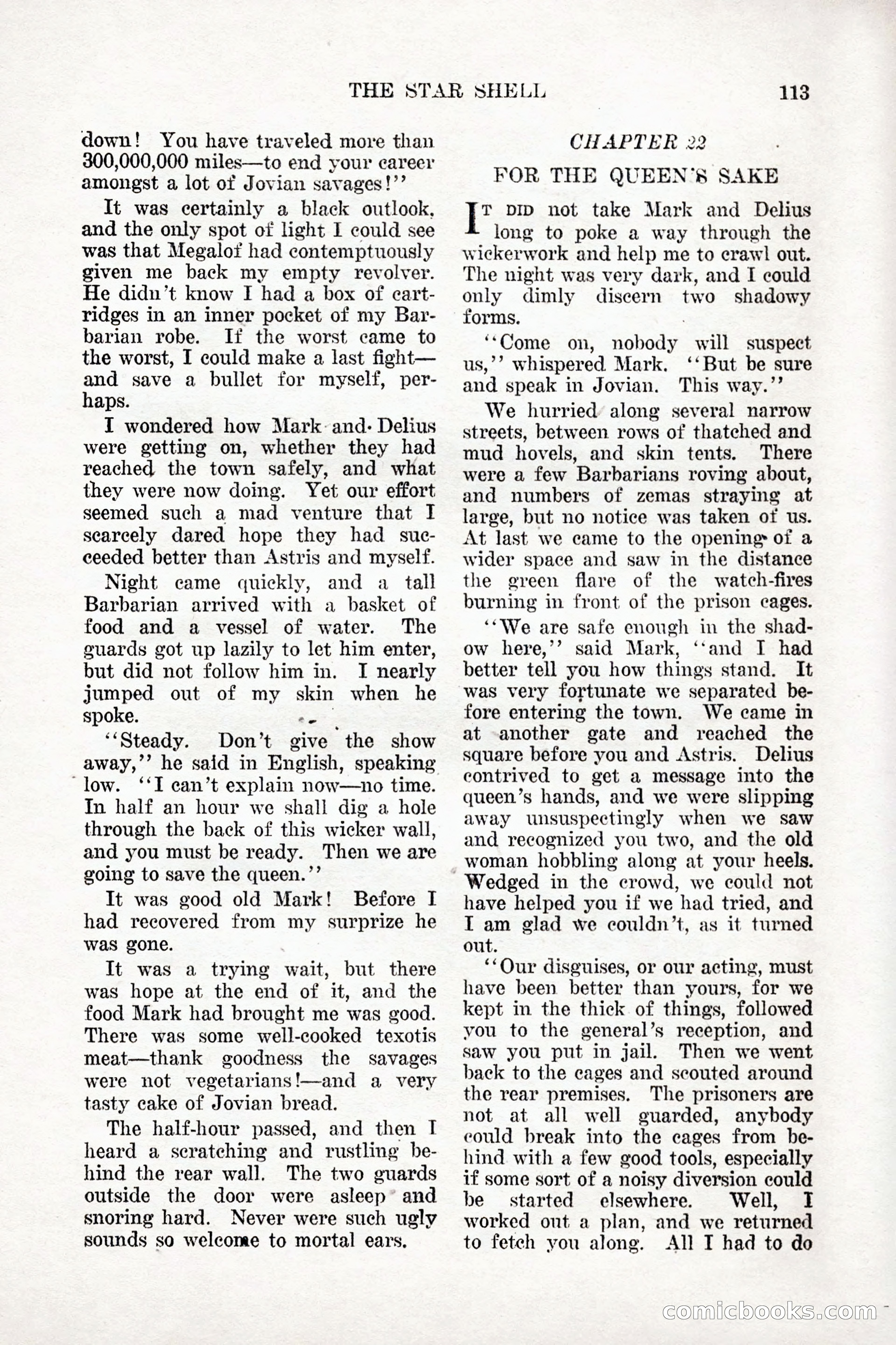 Weird Tales, Vol. 9, No. 1 — page 115 of 148