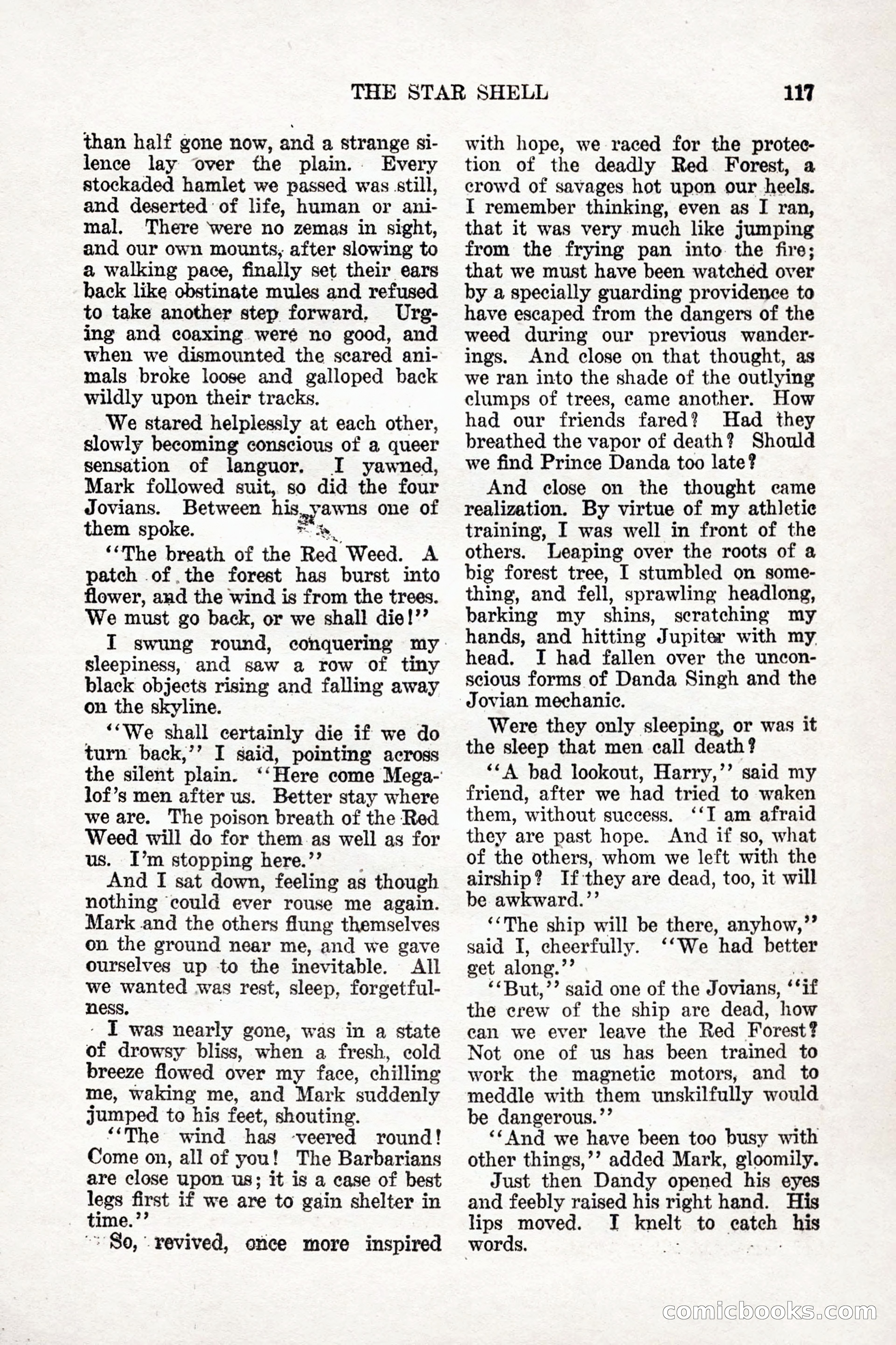 Weird Tales, Vol. 9, No. 1 — page 119 of 148