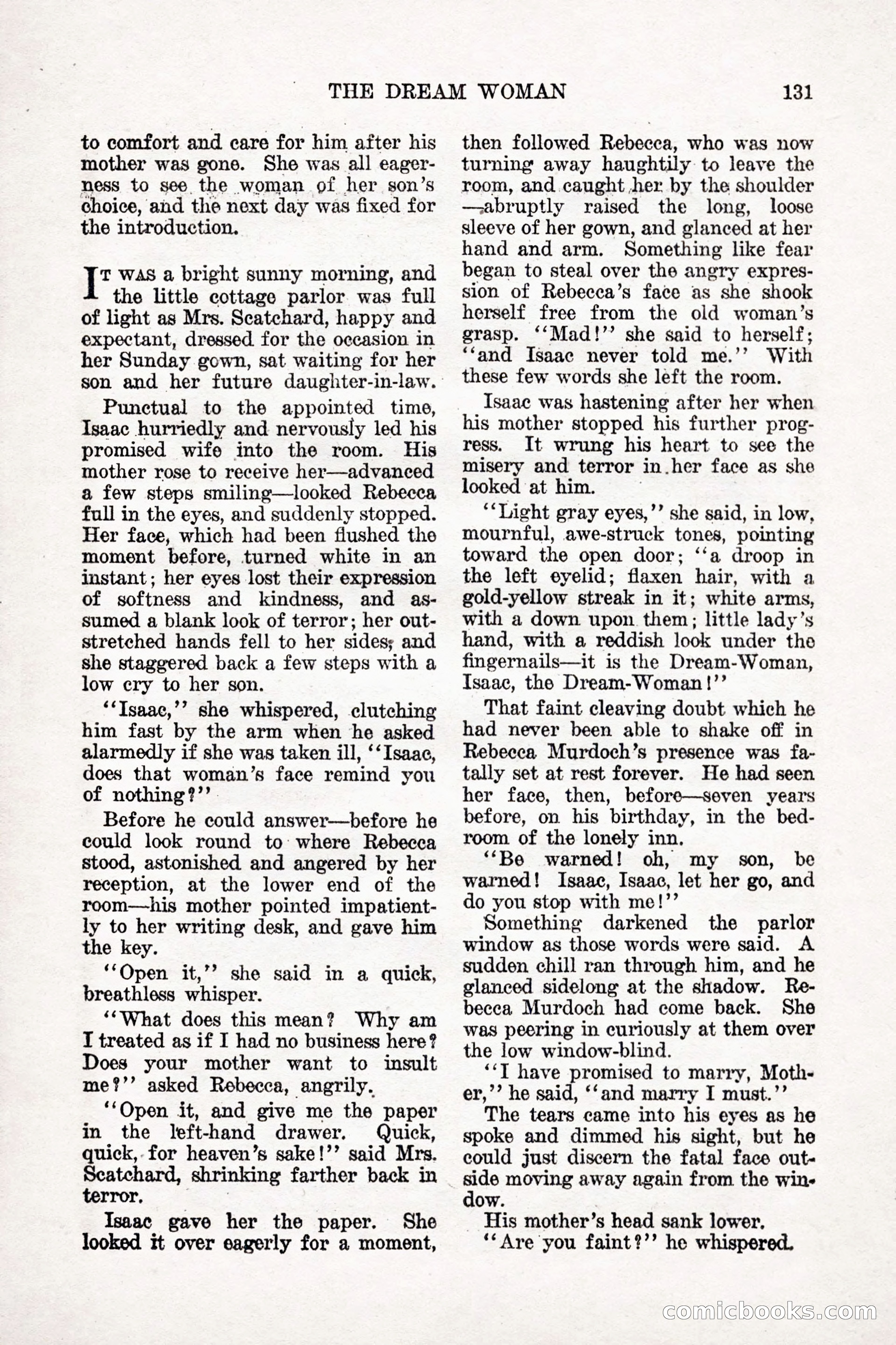 Weird Tales, Vol. 9, No. 1 — page 133 of 148