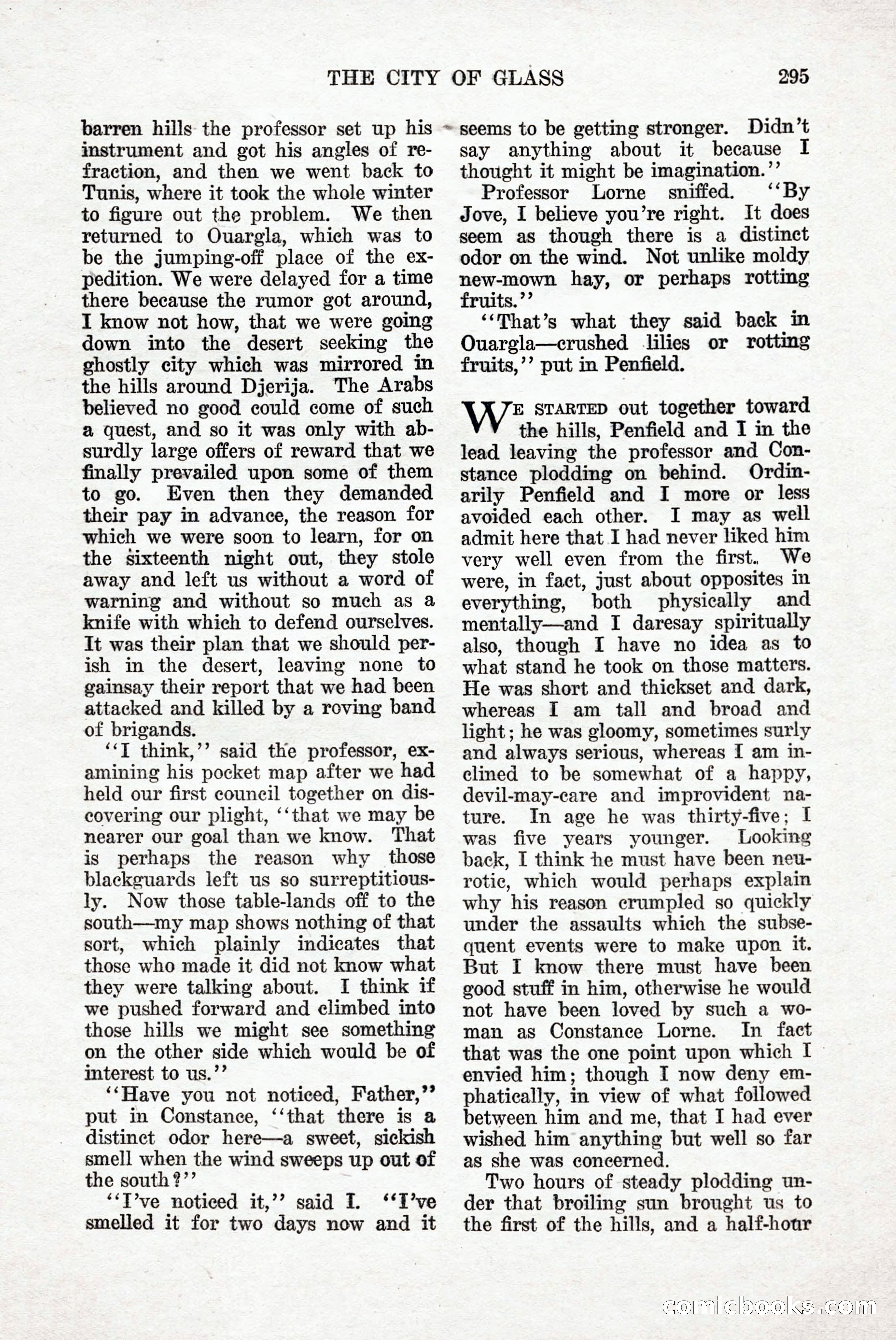 Weird Tales, Vol. 9, No. 3 — page 9 of 148