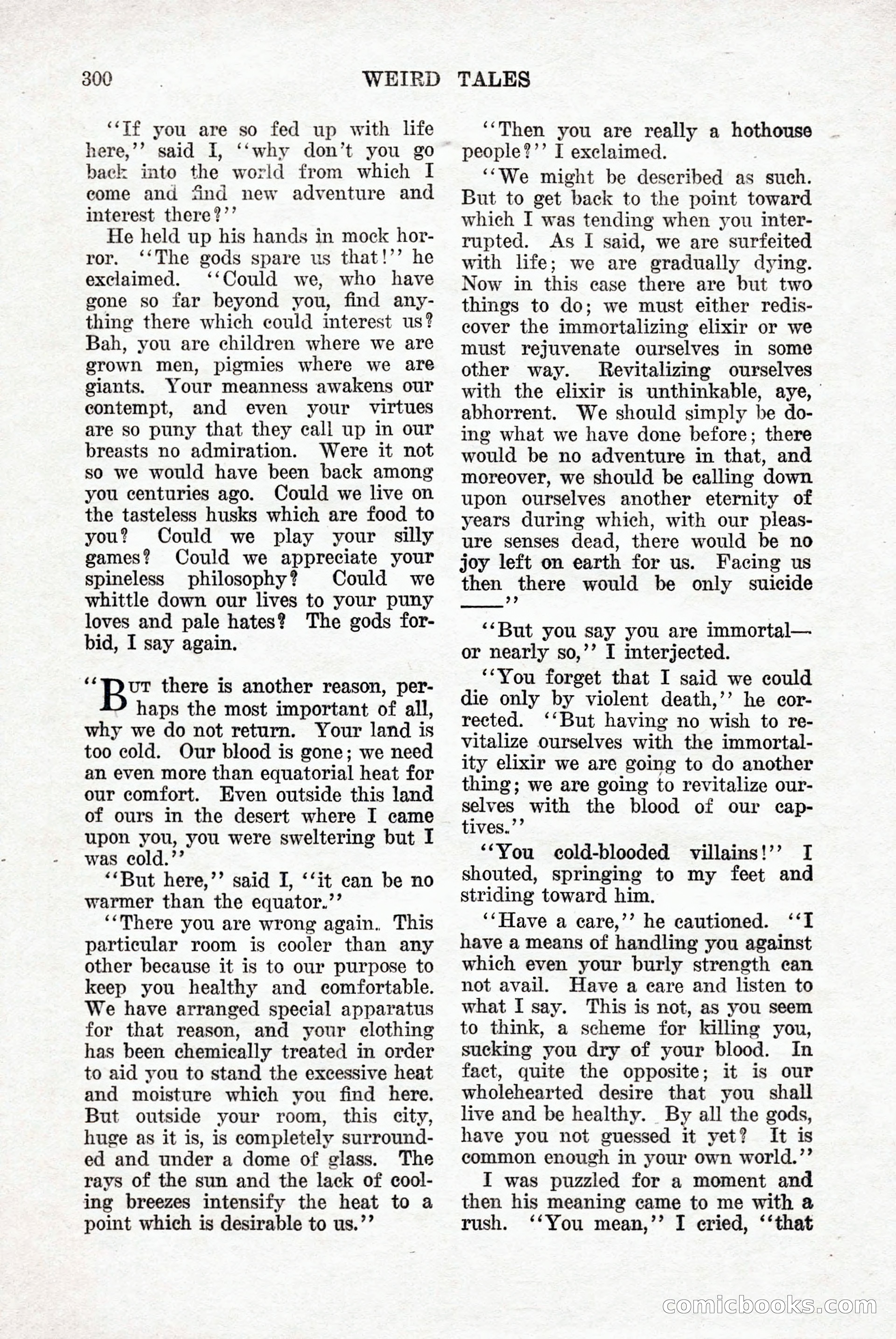 Weird Tales, Vol. 9, No. 3 — page 14 of 148