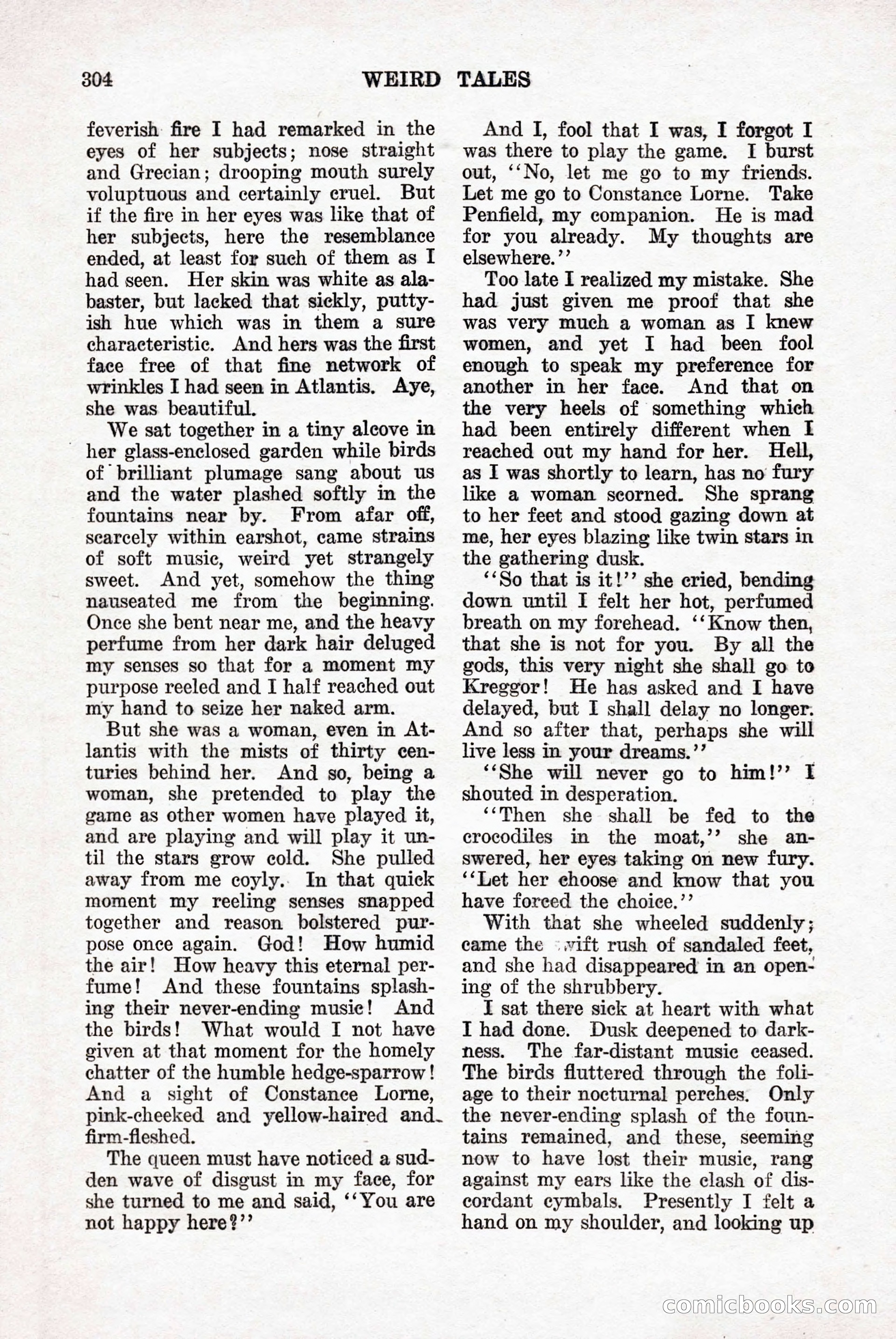 Weird Tales, Vol. 9, No. 3 — page 18 of 148