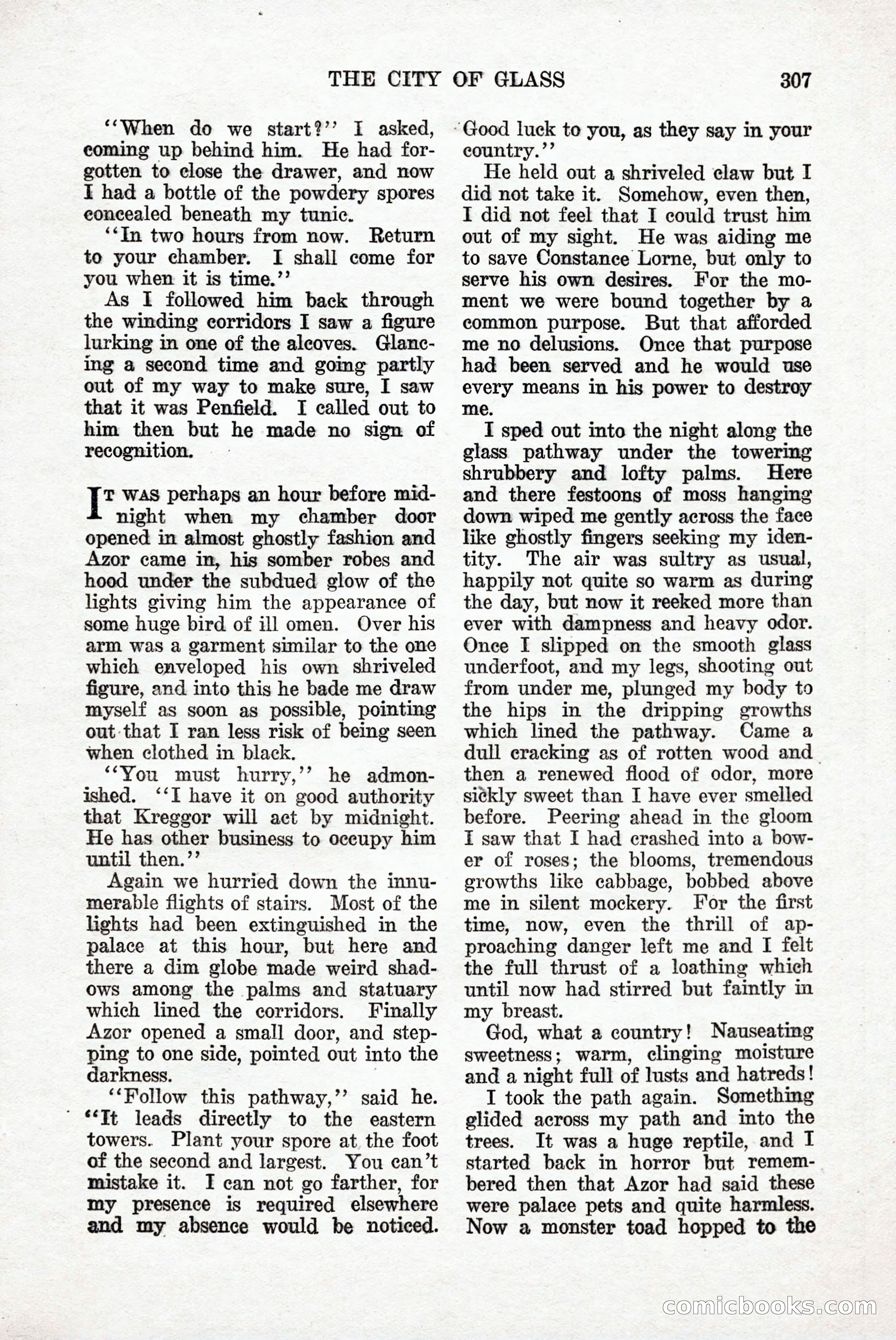 Weird Tales, Vol. 9, No. 3 — page 21 of 148