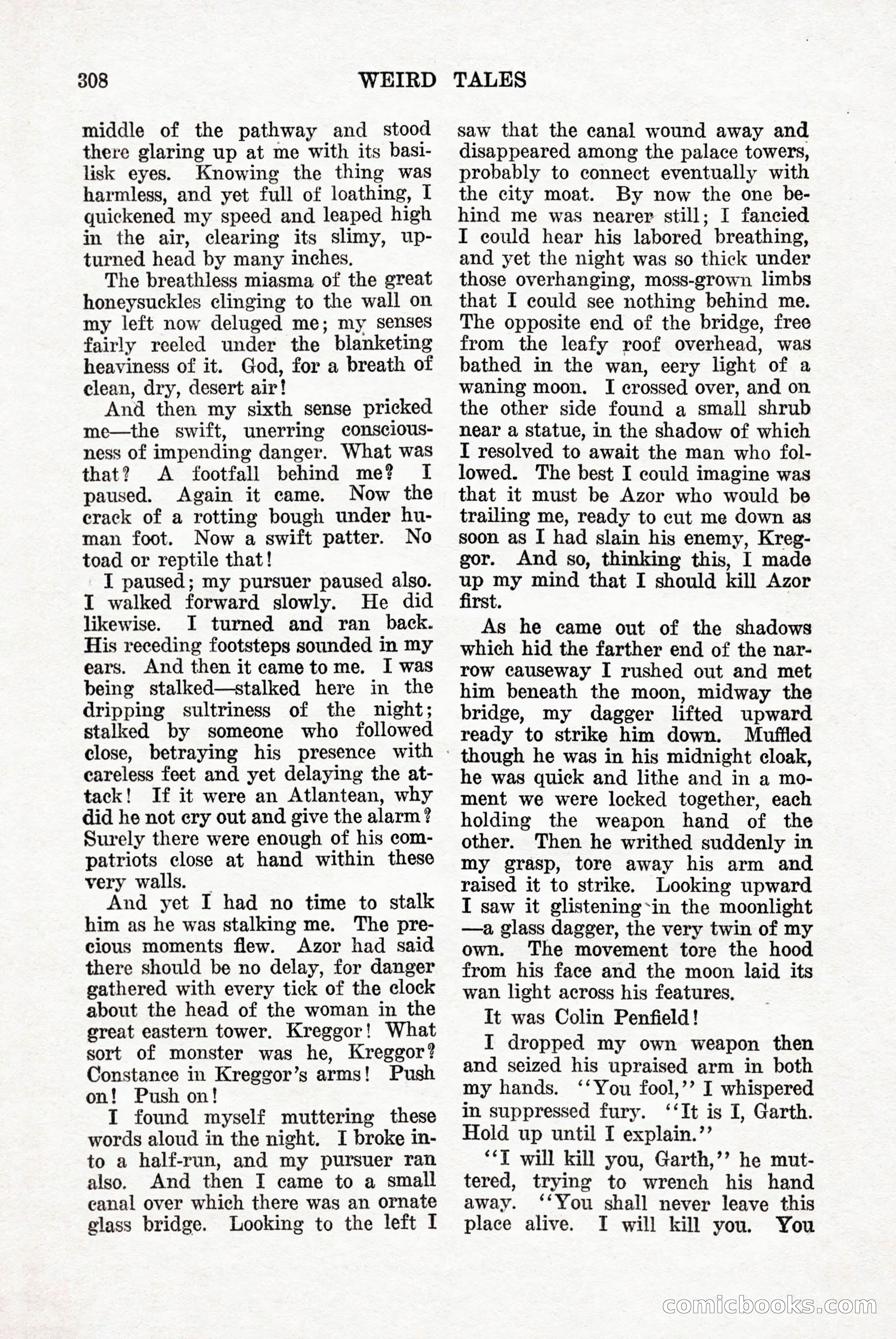 Weird Tales, Vol. 9, No. 3 — page 22 of 148