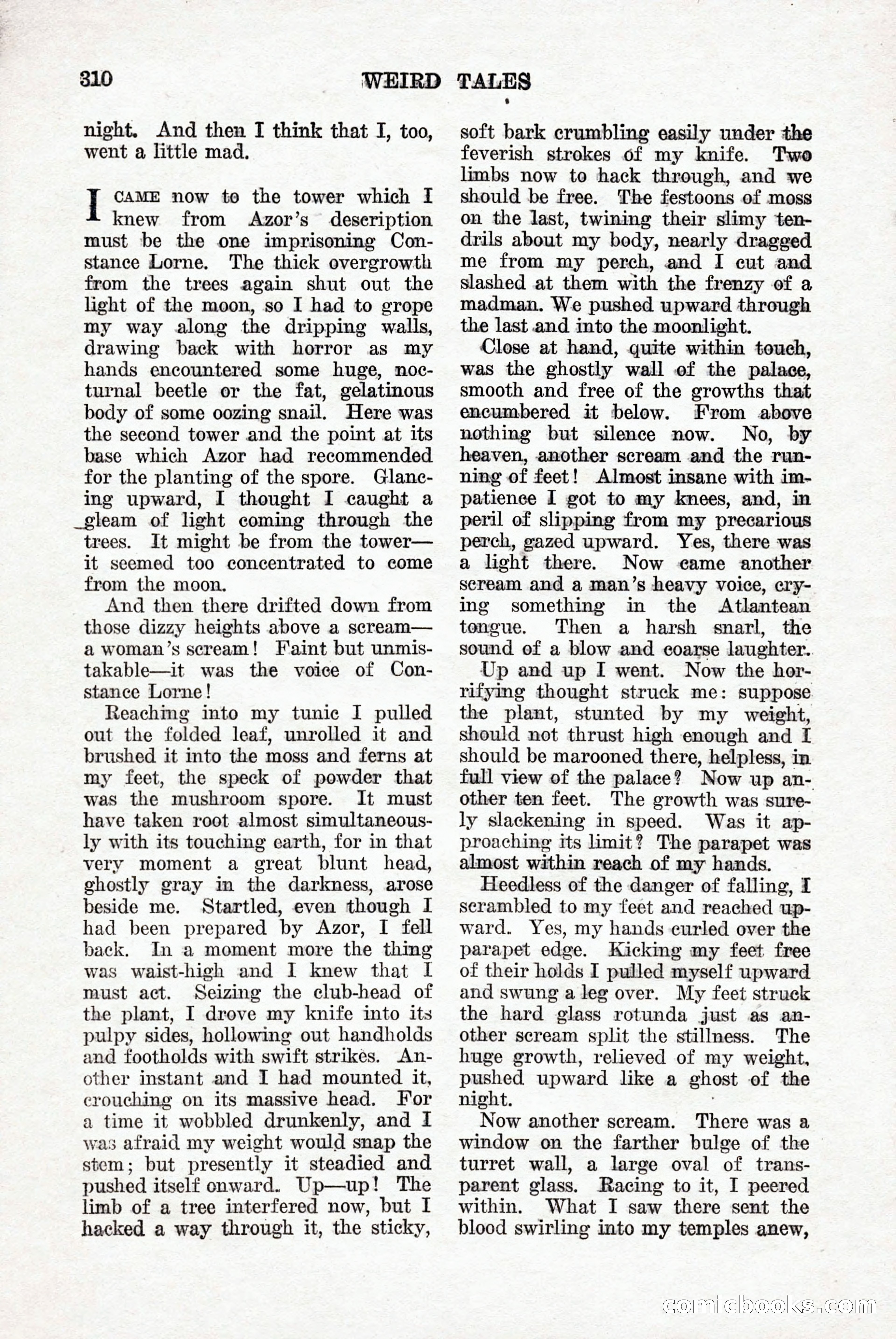 Weird Tales, Vol. 9, No. 3 — page 24 of 148
