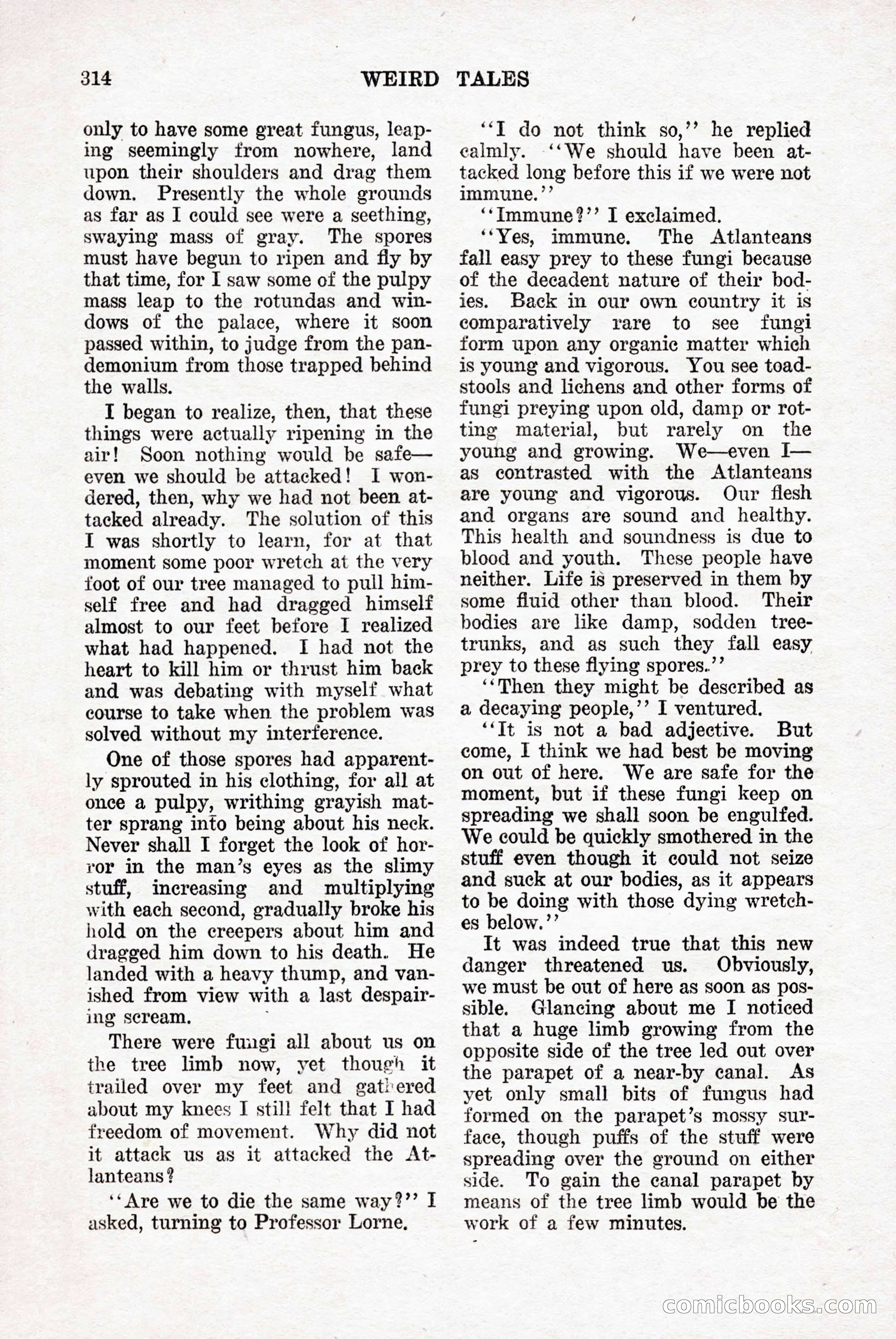 Weird Tales, Vol. 9, No. 3 — page 28 of 148