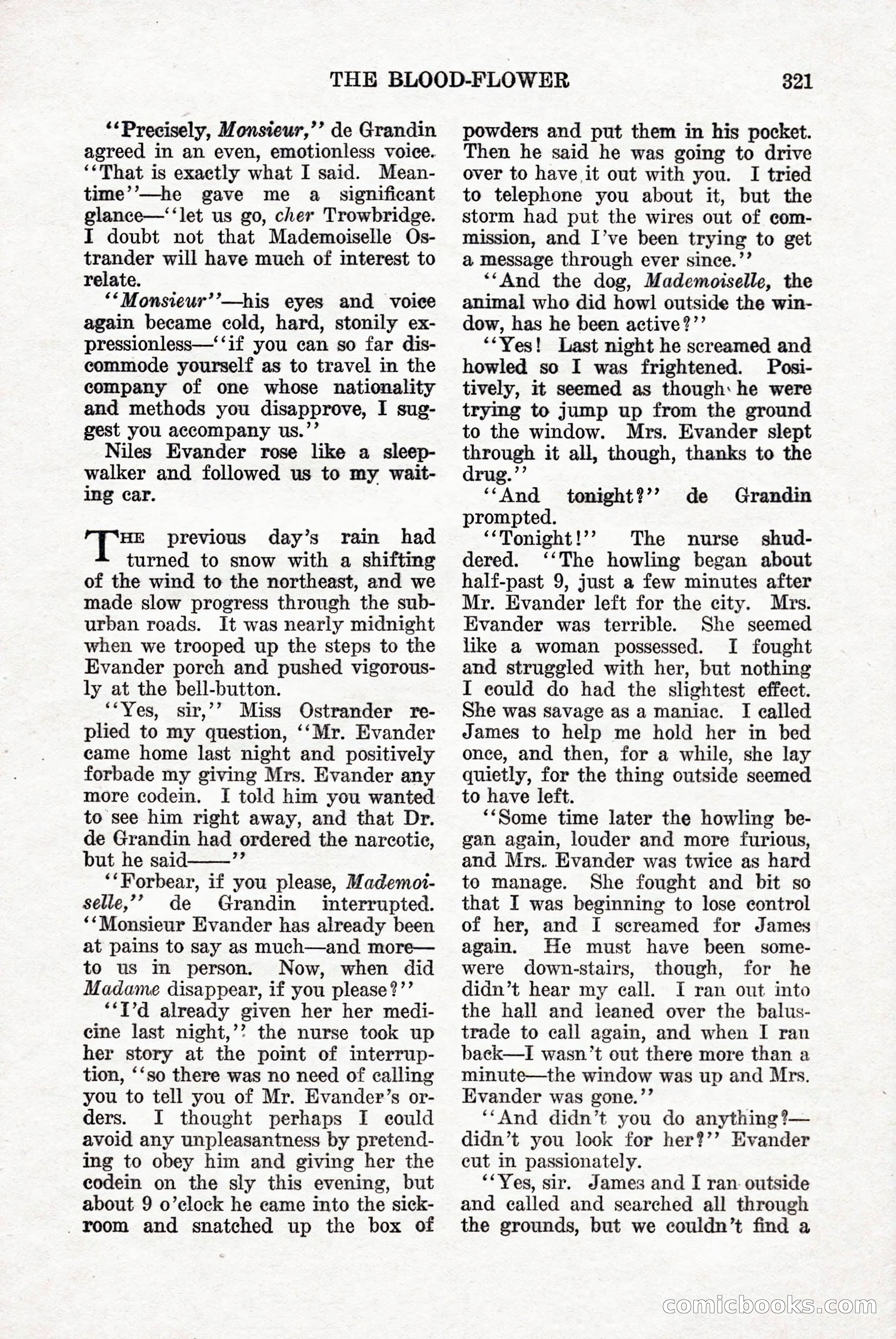 Weird Tales, Vol. 9, No. 3 — page 35 of 148