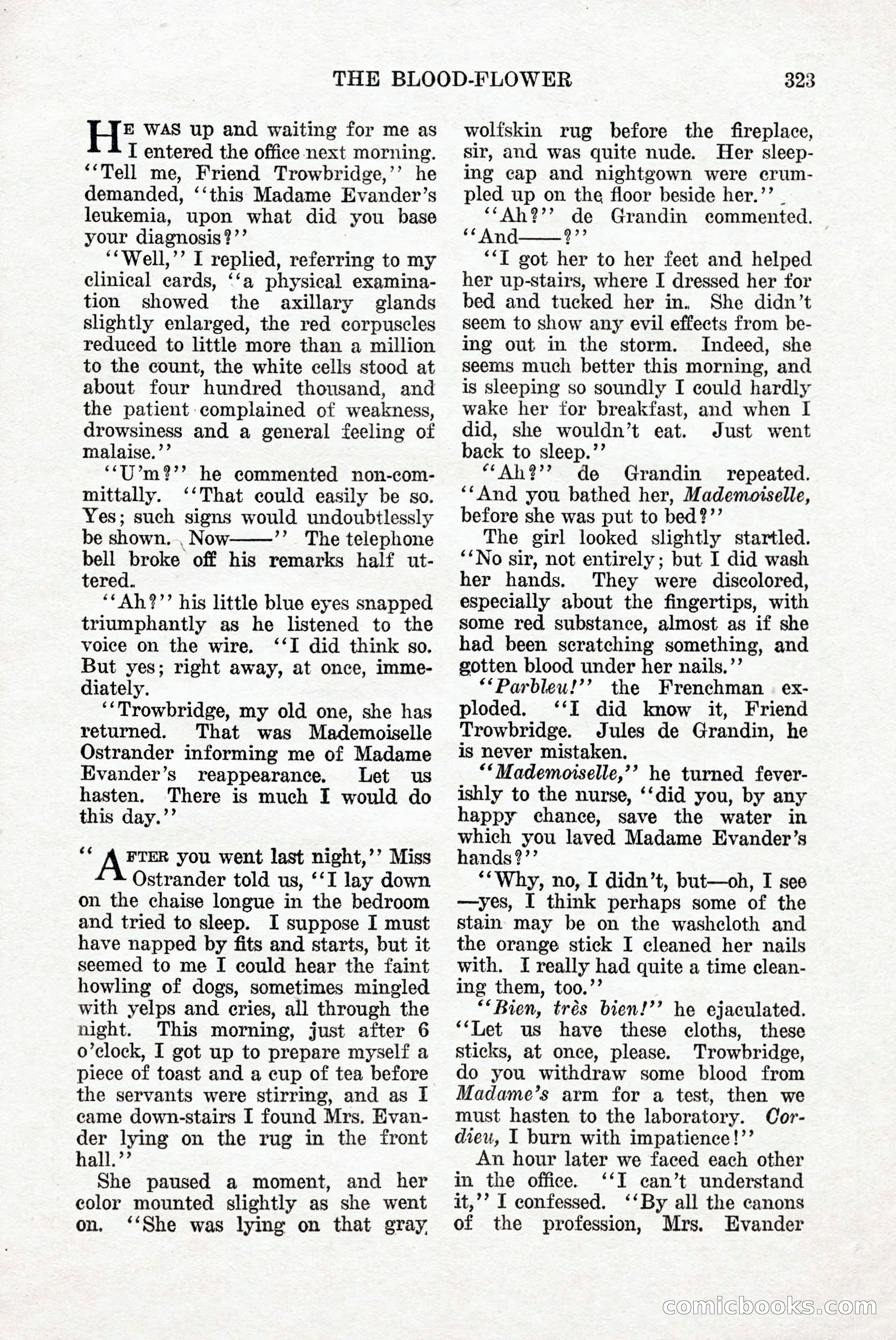 Weird Tales, Vol. 9, No. 3 — page 37 of 148
