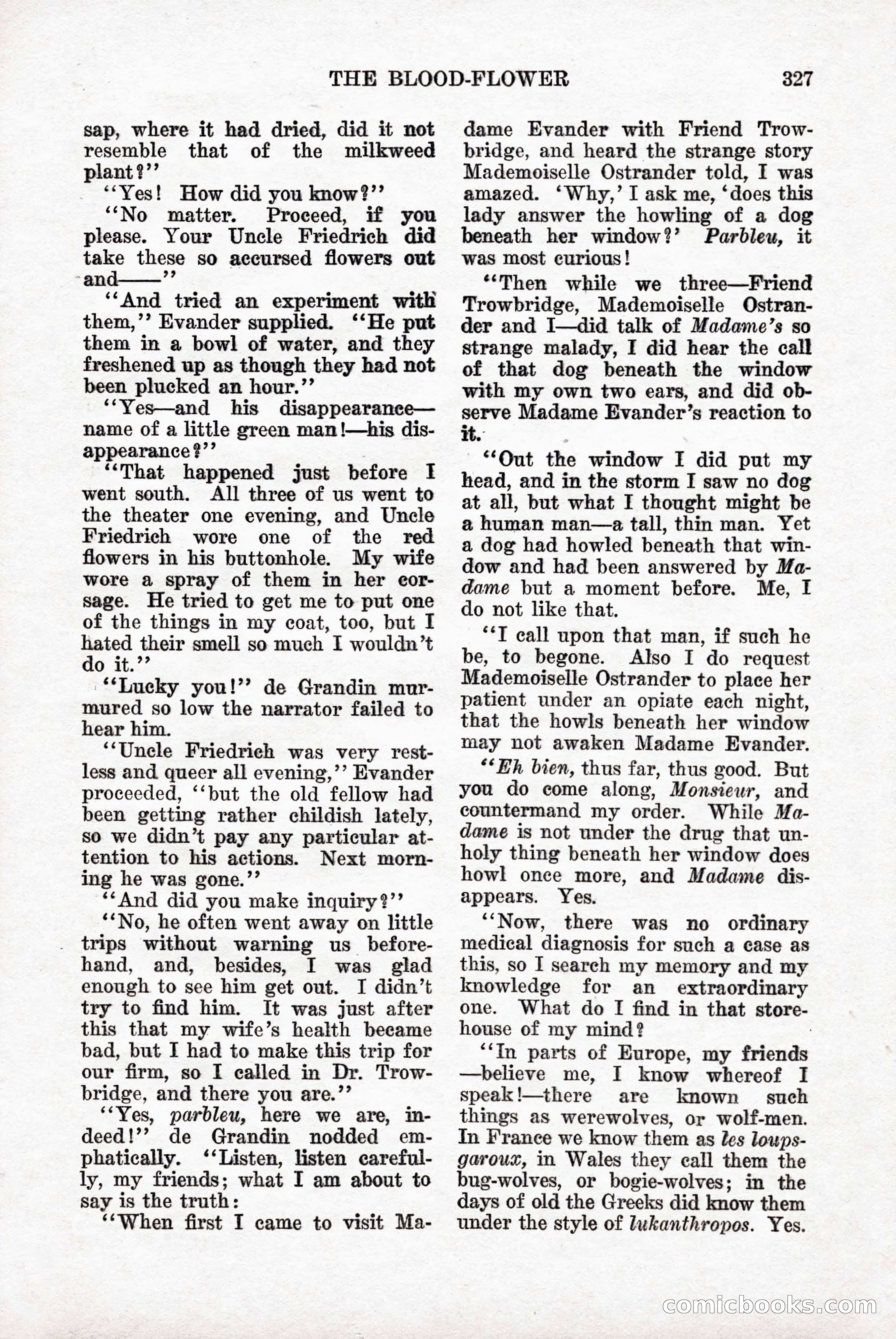 Weird Tales, Vol. 9, No. 3 — page 41 of 148