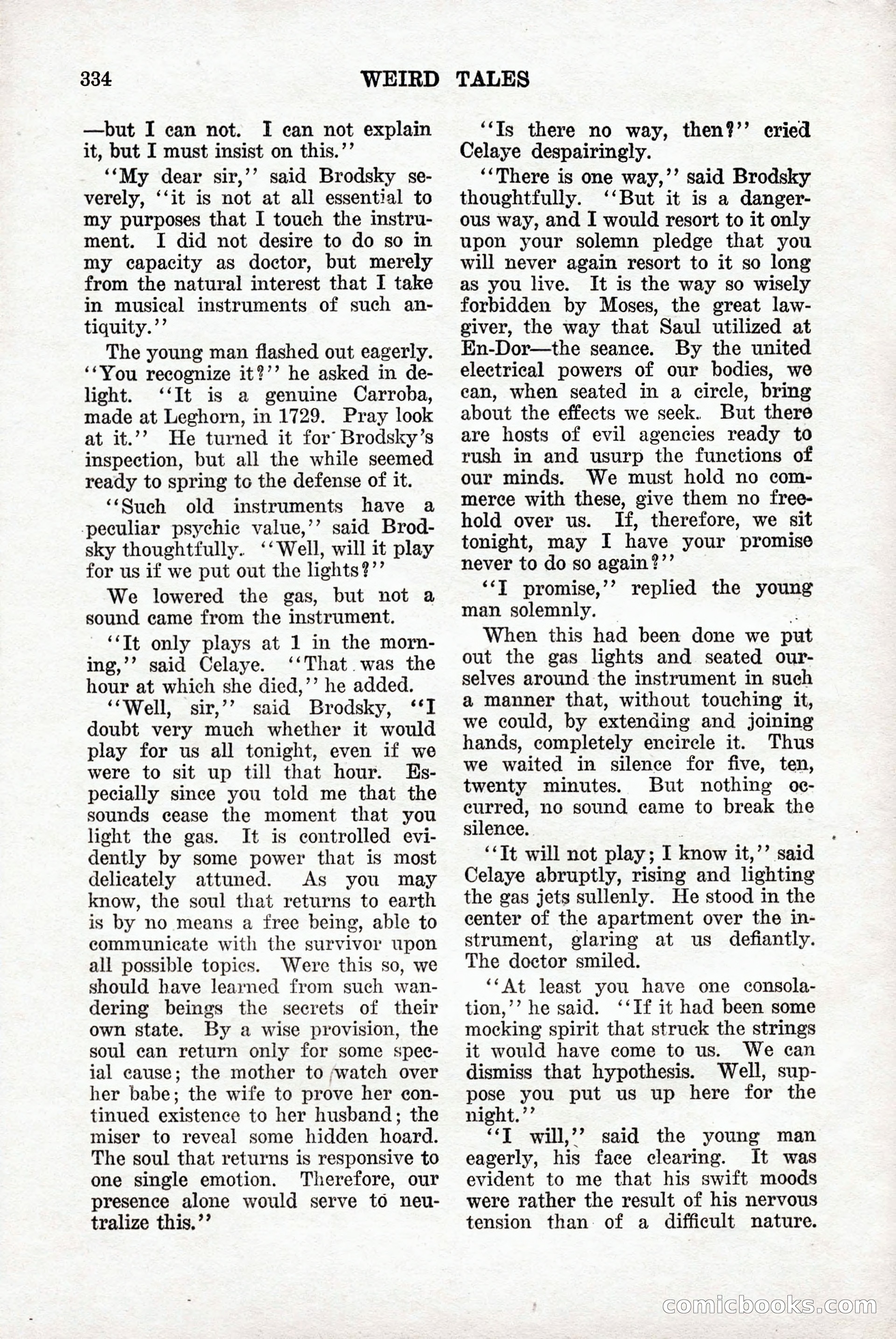 Weird Tales, Vol. 9, No. 3 — page 48 of 148