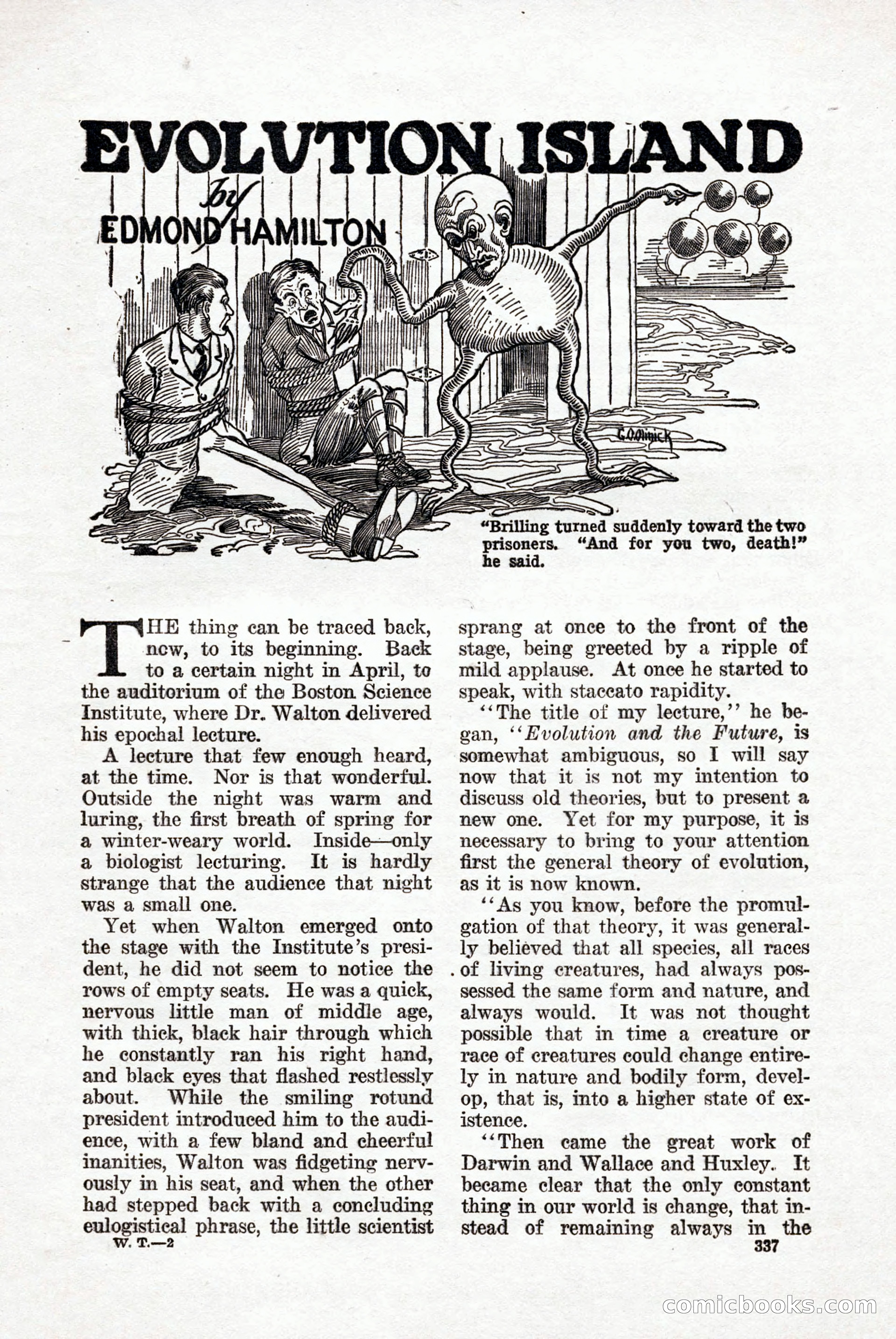 Weird Tales, Vol. 9, No. 3 — page 51 of 148