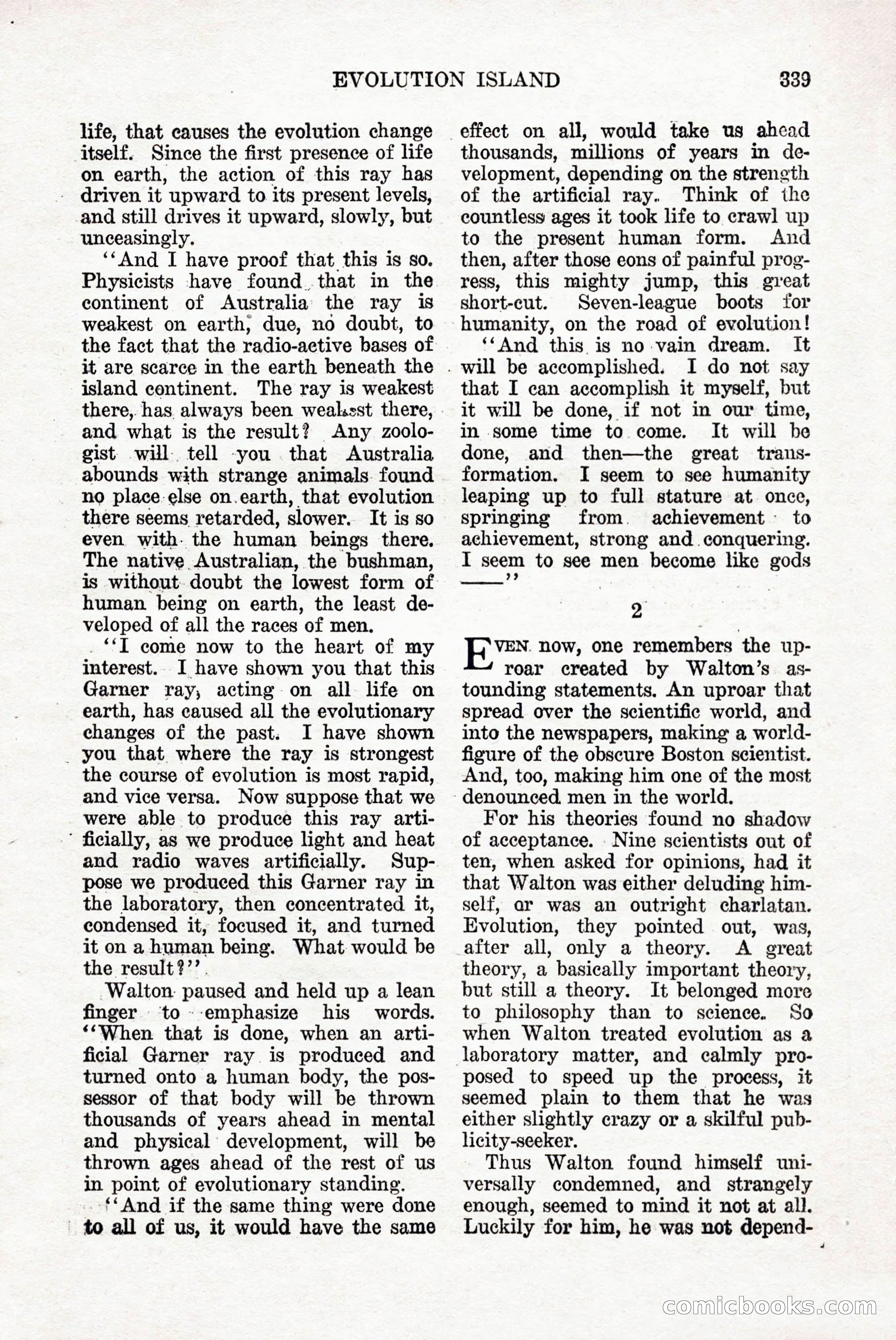 Weird Tales, Vol. 9, No. 3 — page 53 of 148
