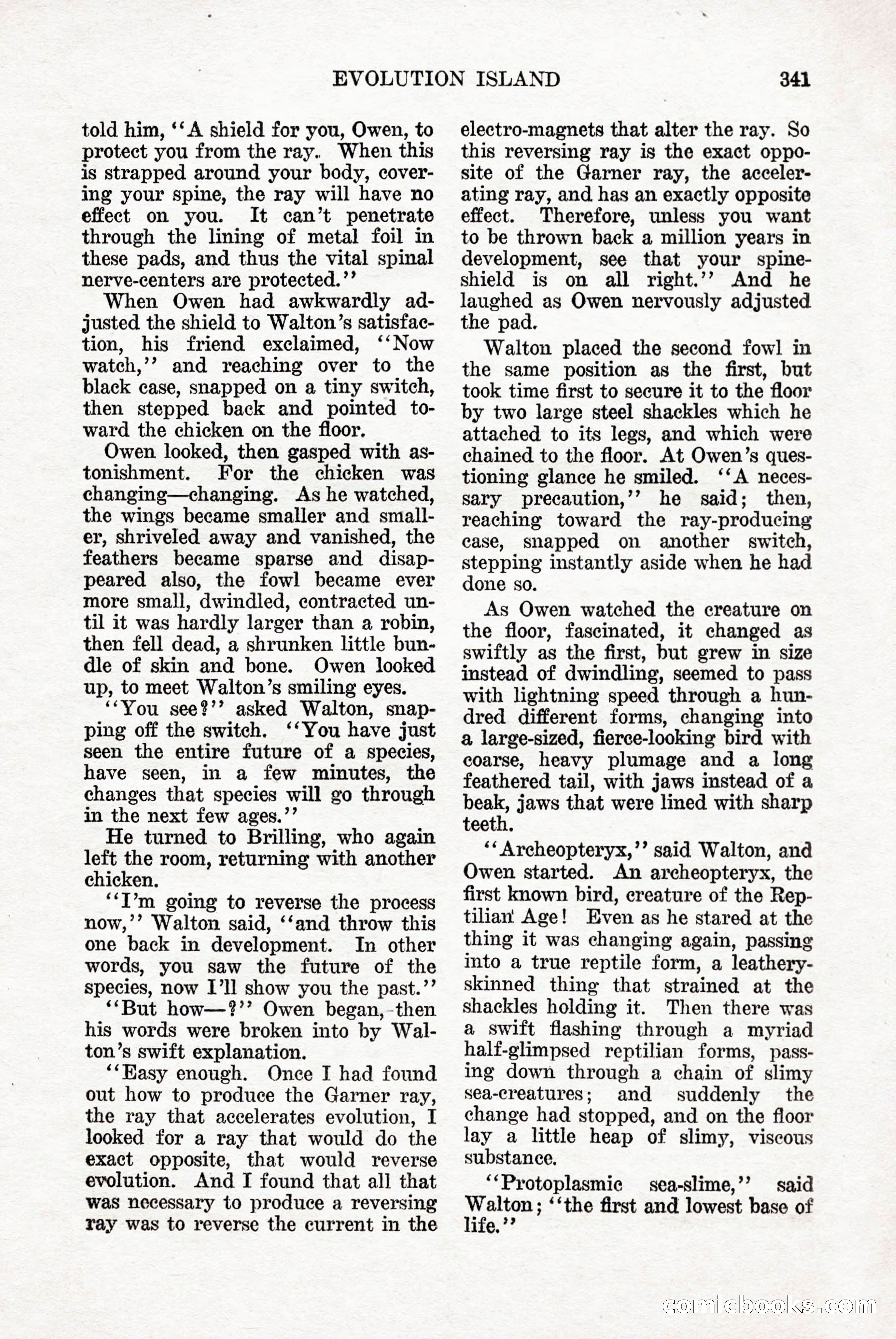 Weird Tales, Vol. 9, No. 3 — page 55 of 148