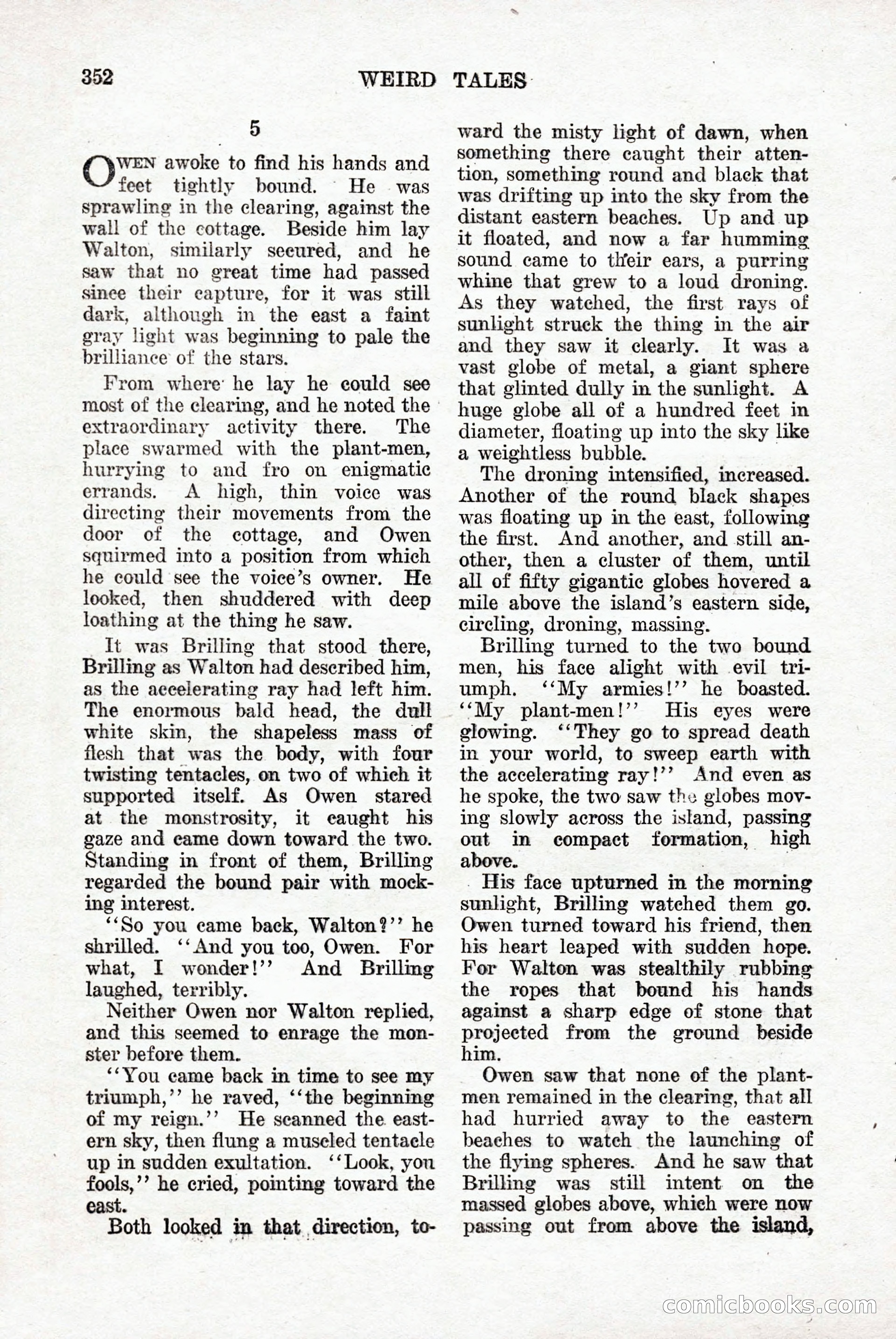 Weird Tales, Vol. 9, No. 3 — page 66 of 148