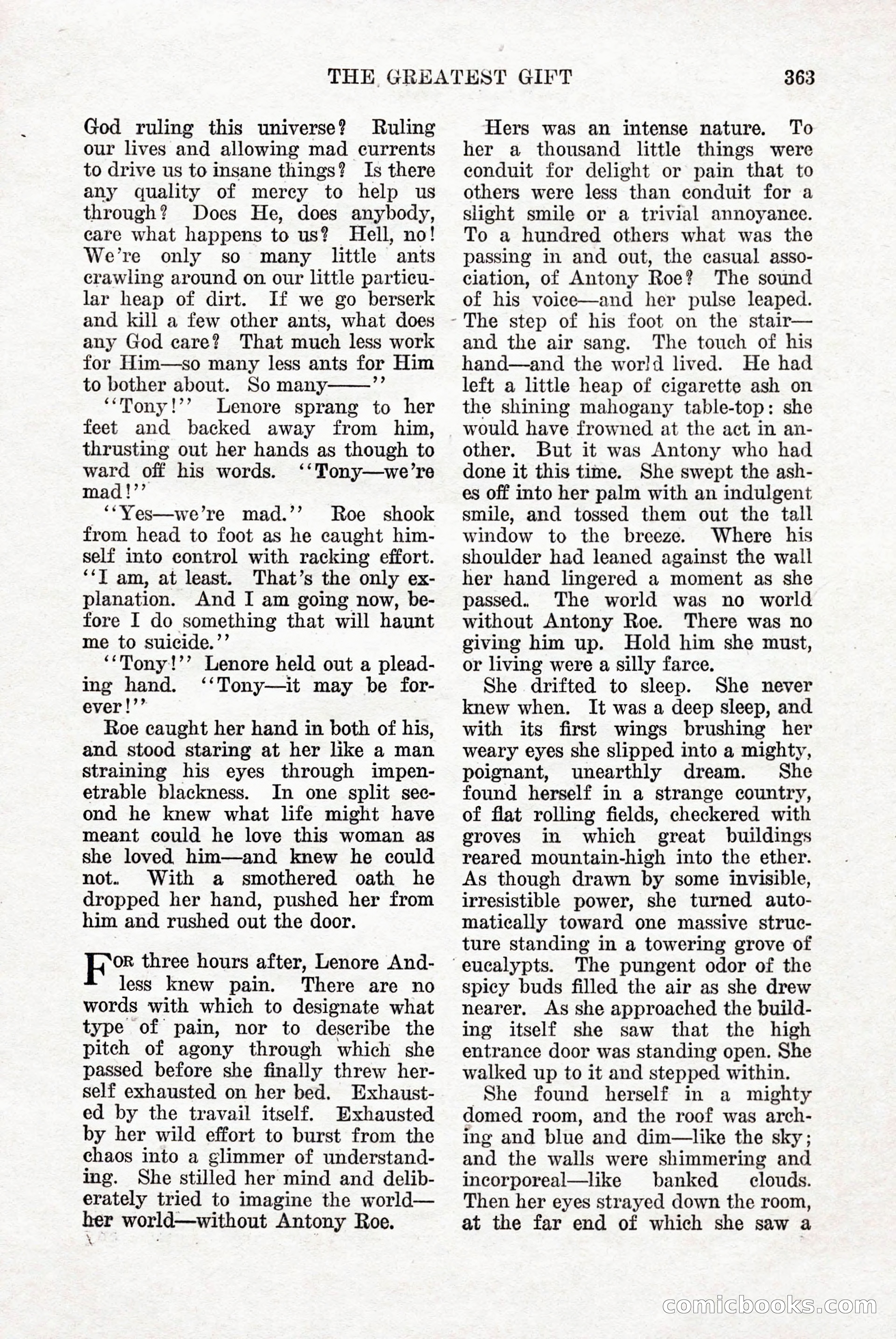 Weird Tales, Vol. 9, No. 3 — page 77 of 148