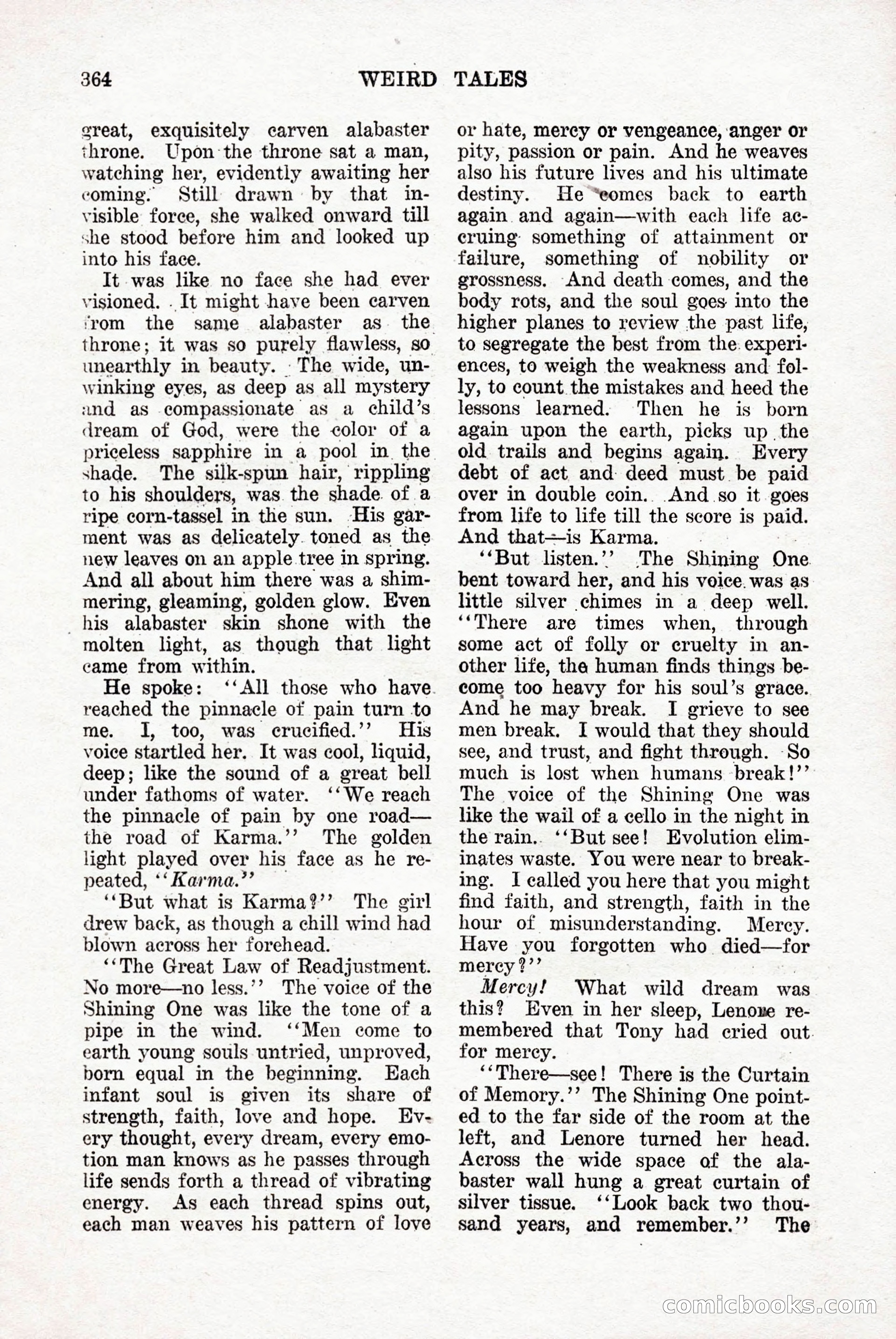 Weird Tales, Vol. 9, No. 3 — page 78 of 148