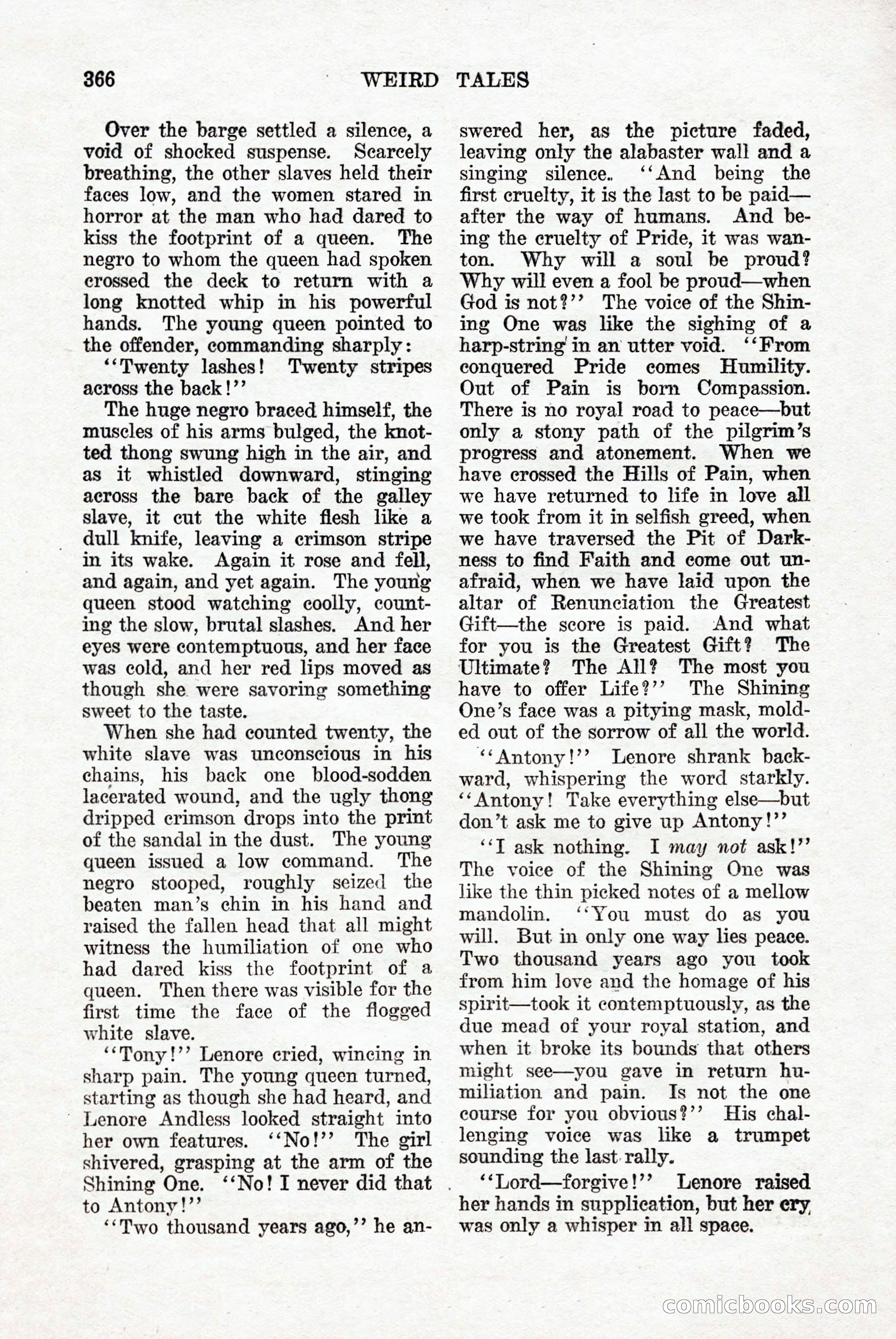 Weird Tales, Vol. 9, No. 3 — page 80 of 148