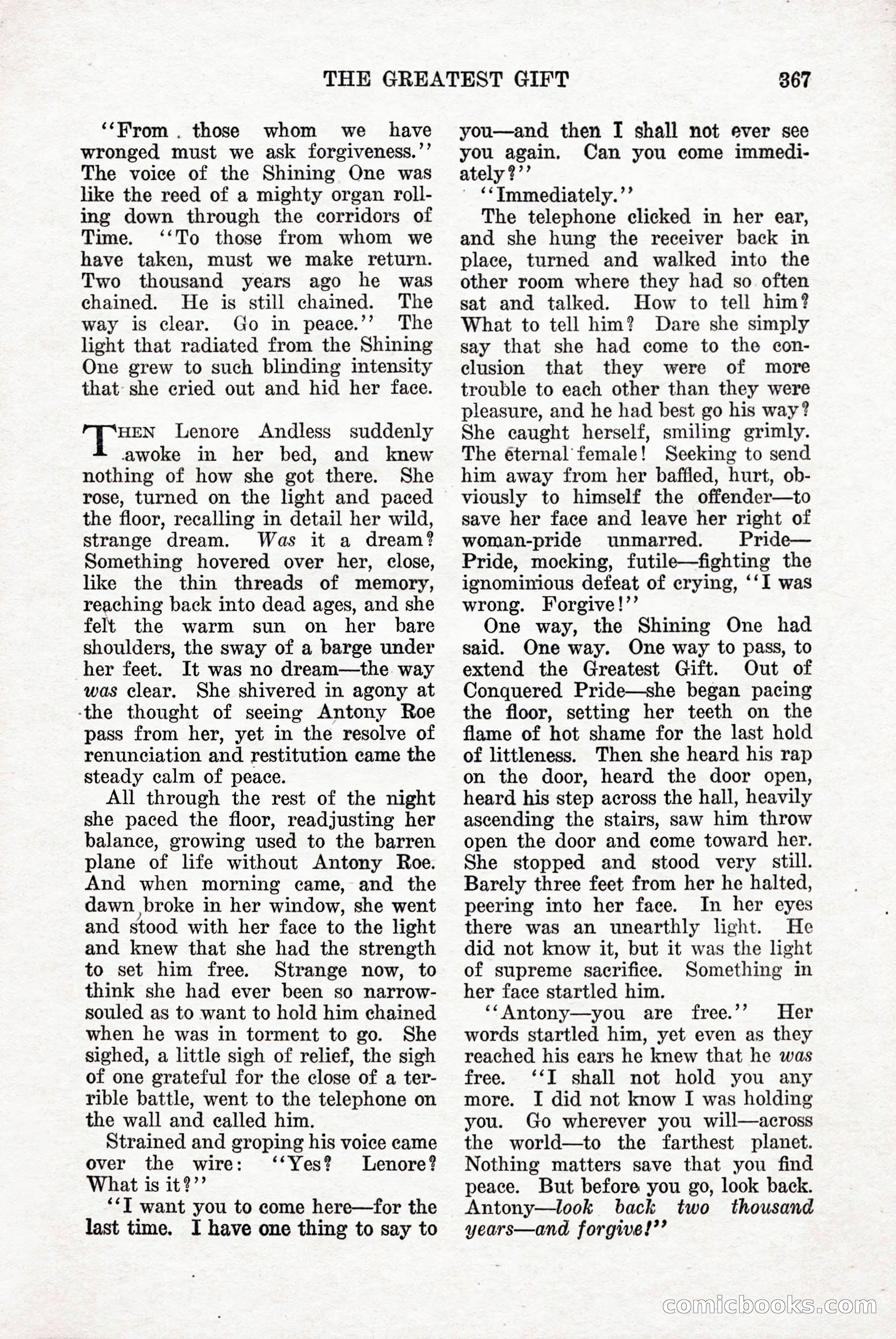 Weird Tales, Vol. 9, No. 3 — page 81 of 148