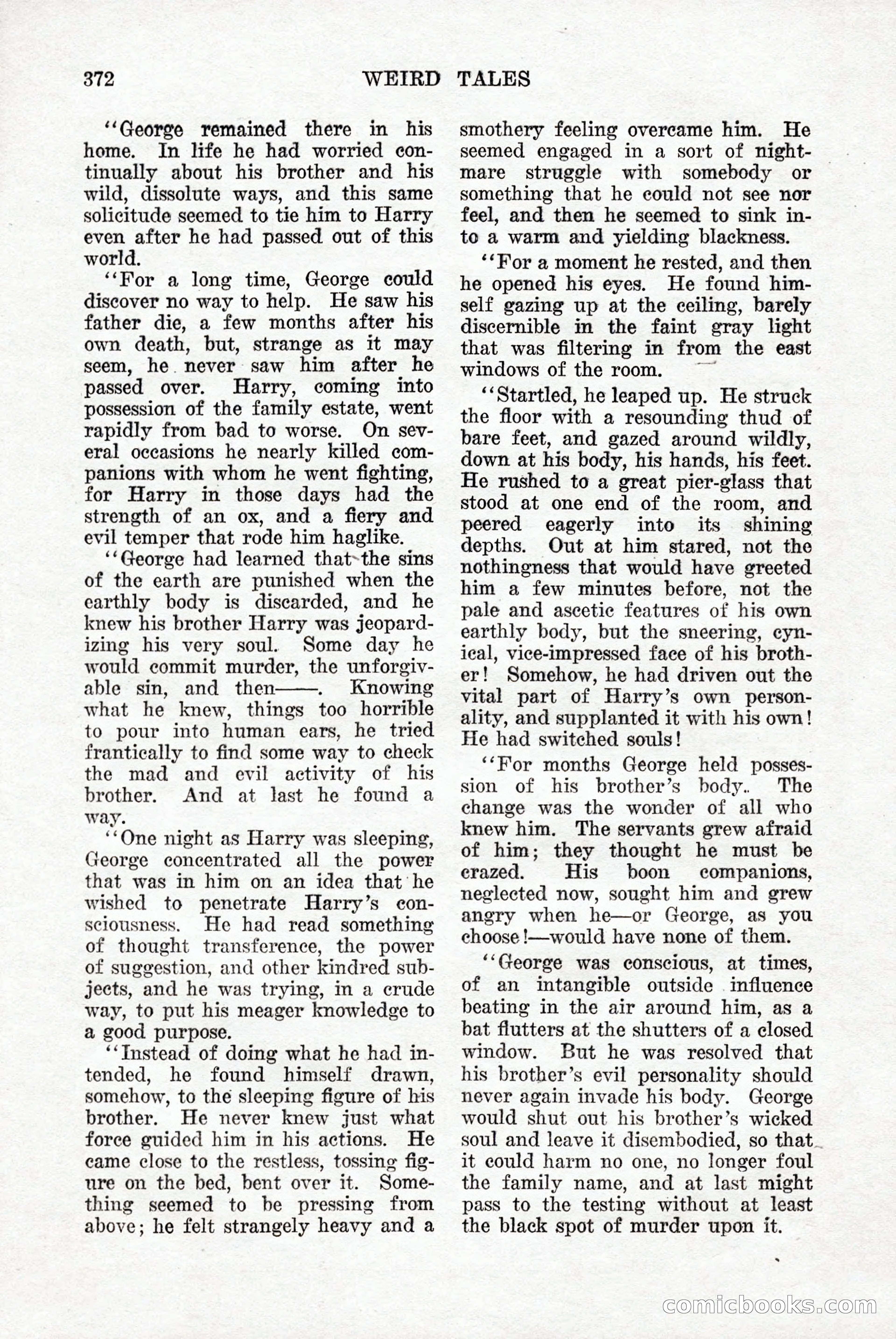 Weird Tales, Vol. 9, No. 3 — page 86 of 148
