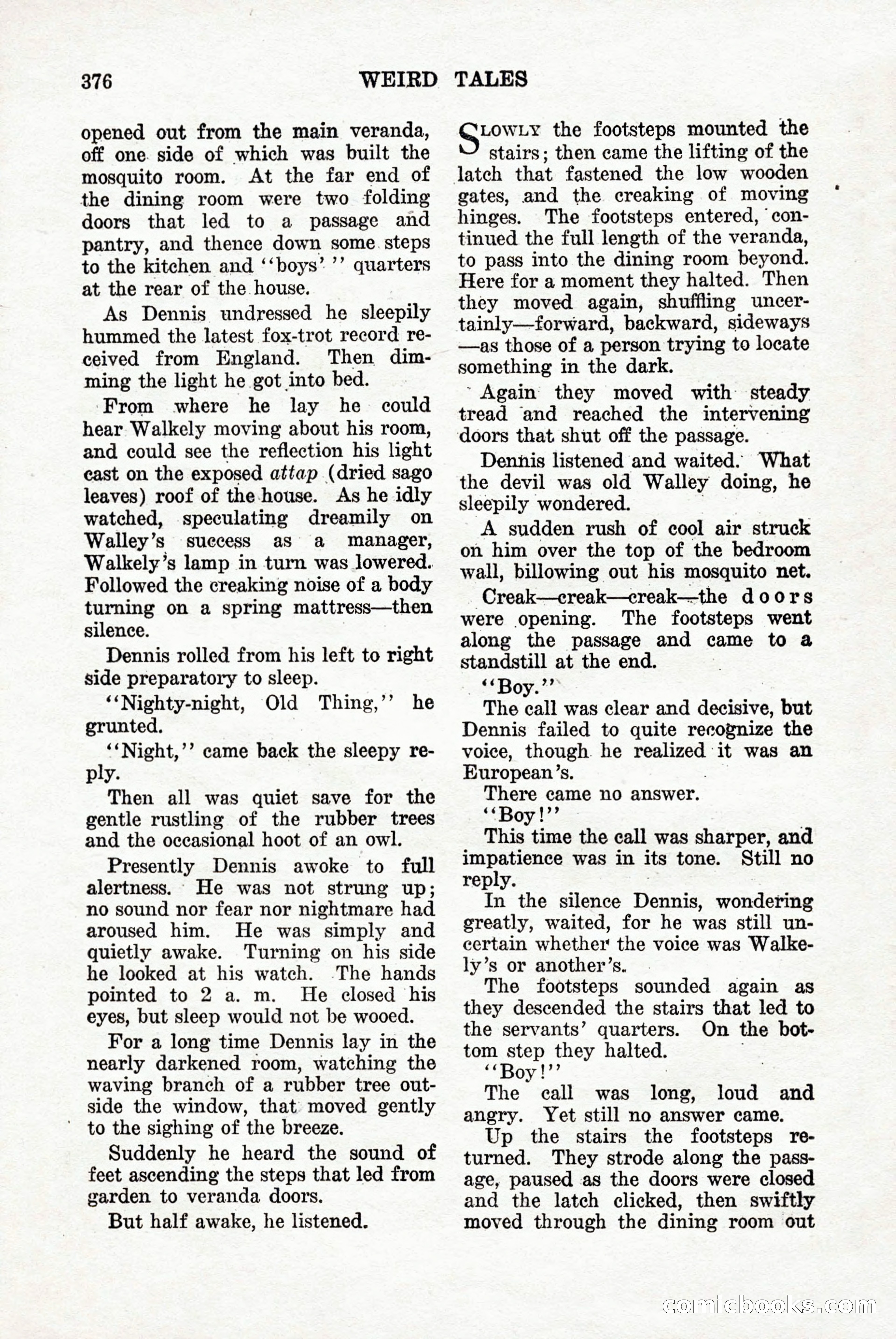 Weird Tales, Vol. 9, No. 3 — page 90 of 148