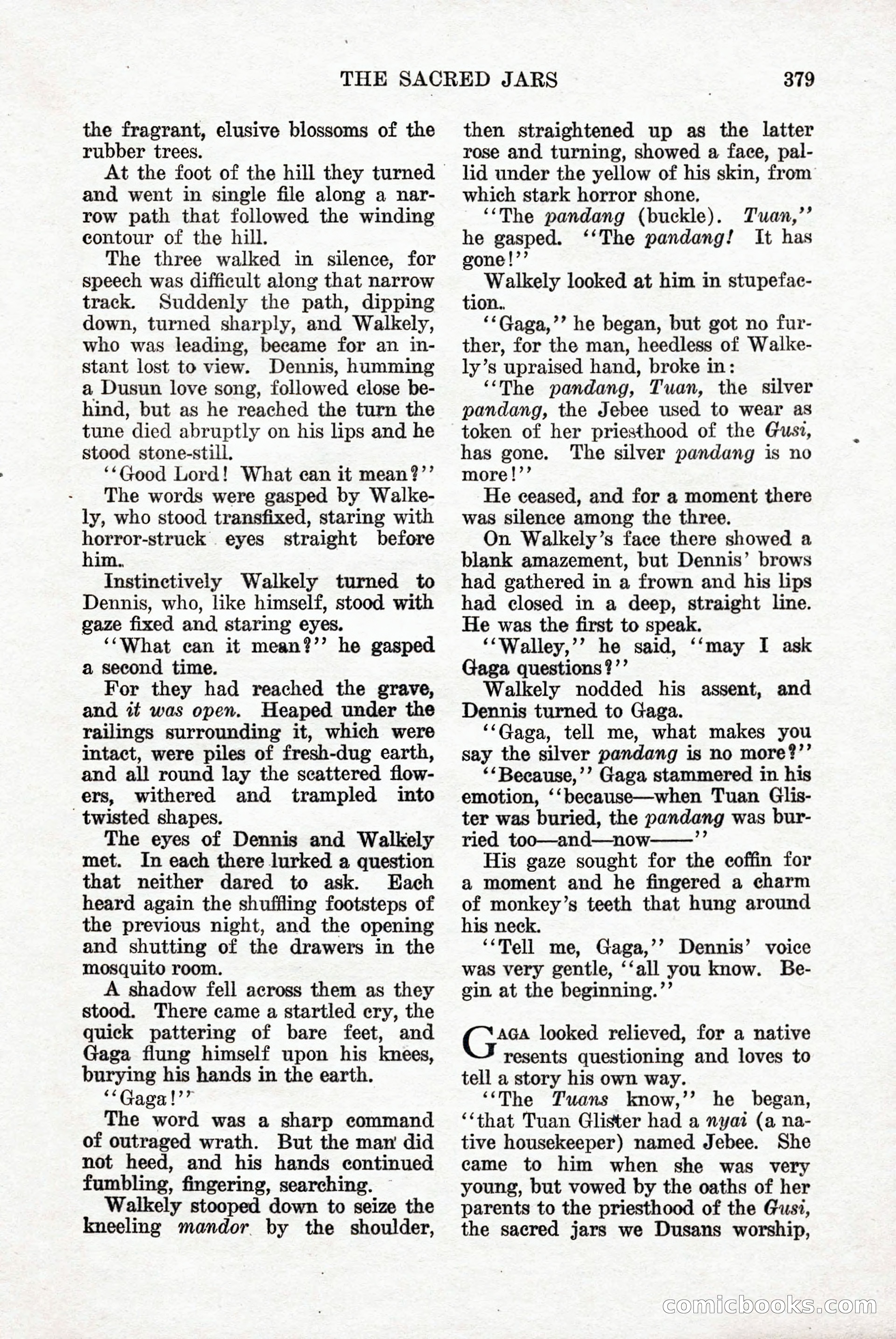 Weird Tales, Vol. 9, No. 3 — page 93 of 148