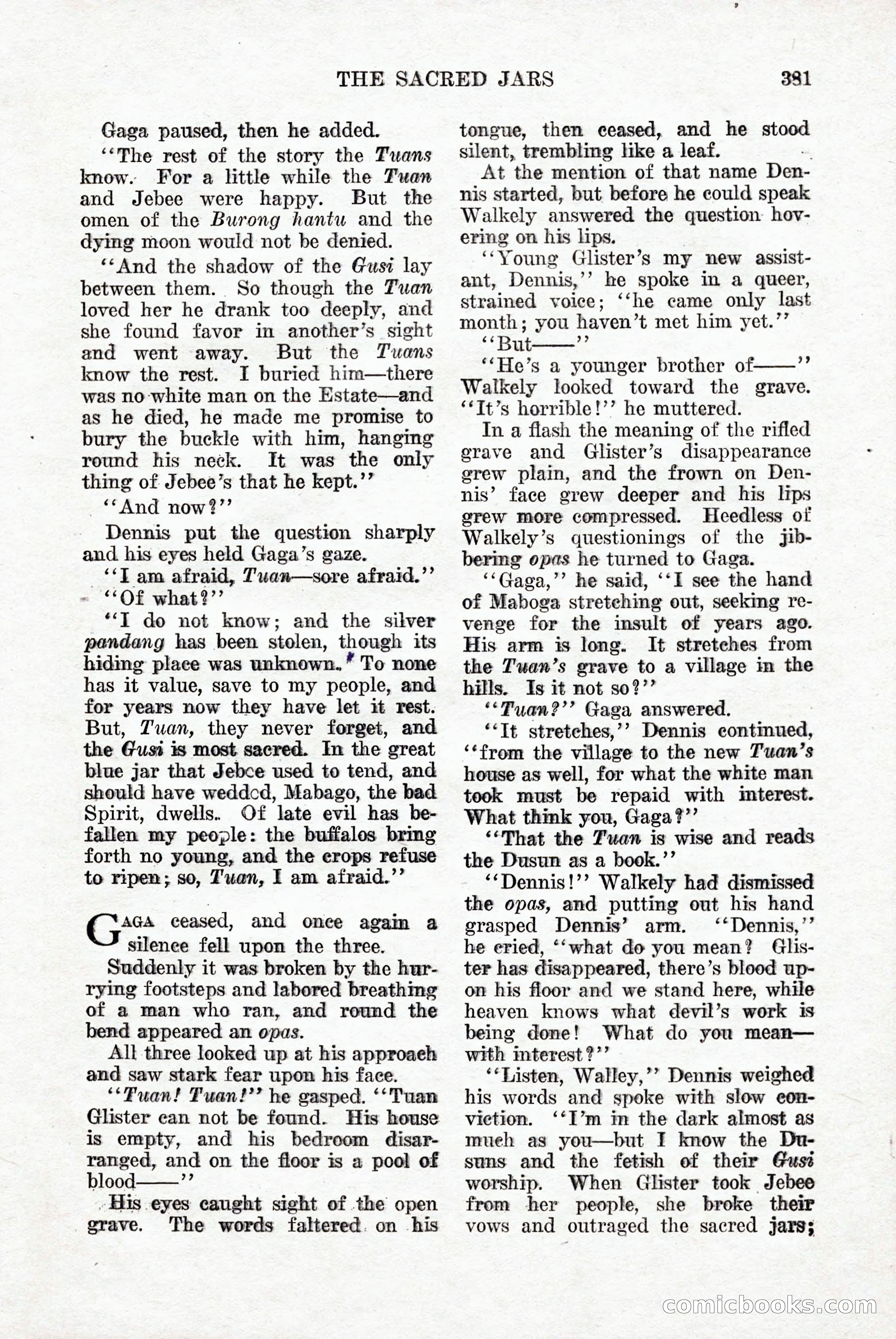 Weird Tales, Vol. 9, No. 3 — page 95 of 148