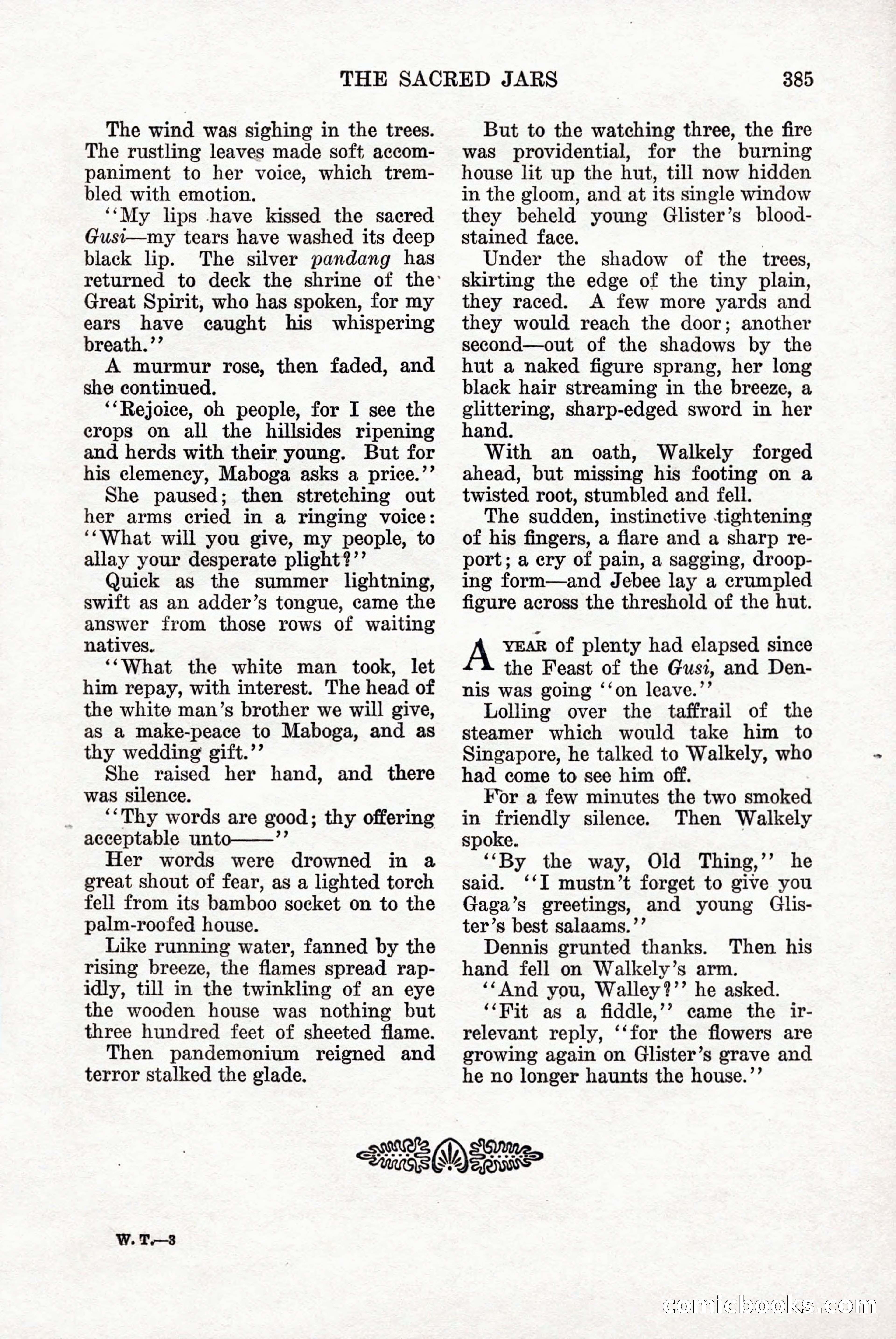 Weird Tales, Vol. 9, No. 3 — page 99 of 148