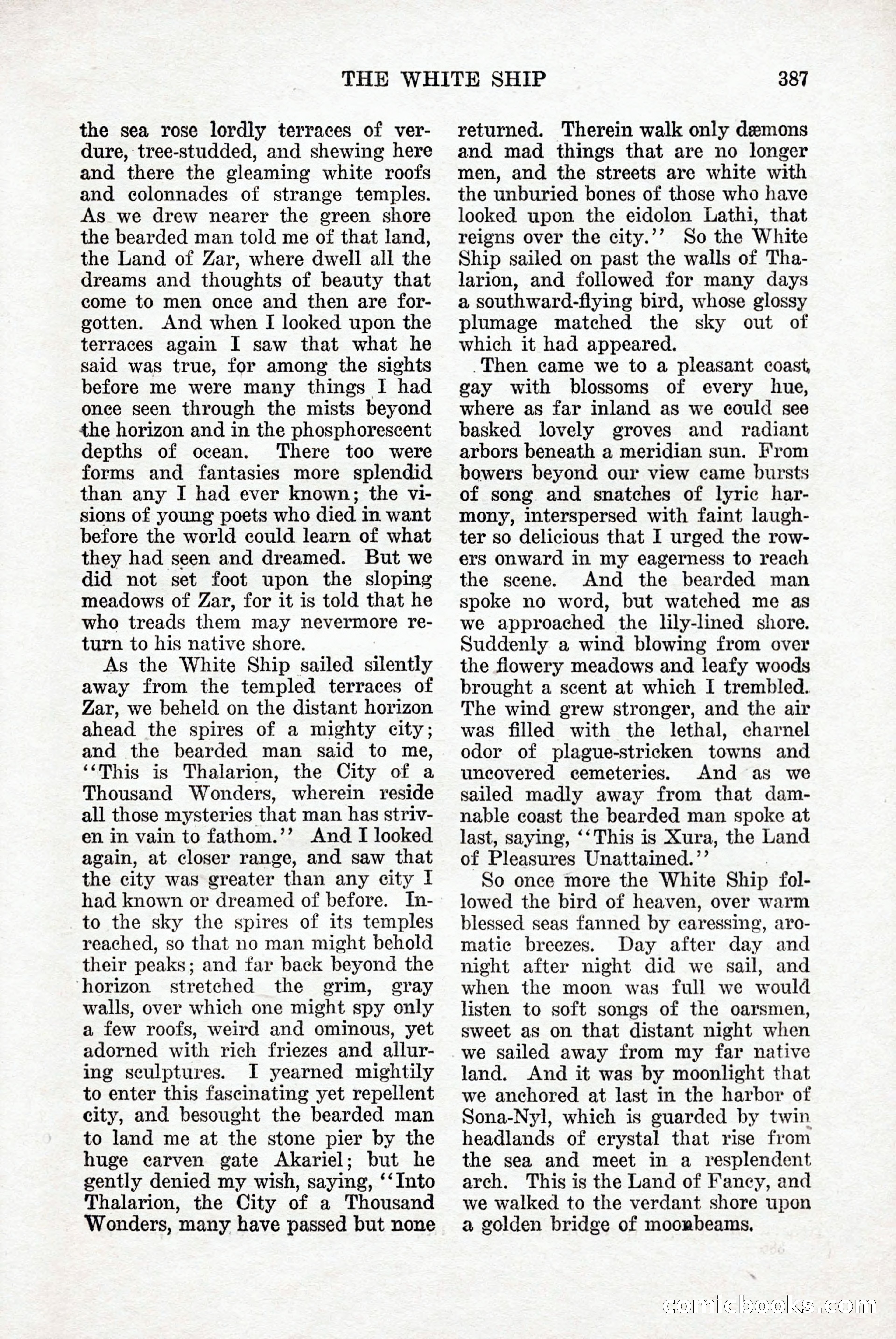 Weird Tales, Vol. 9, No. 3 — page 101 of 148