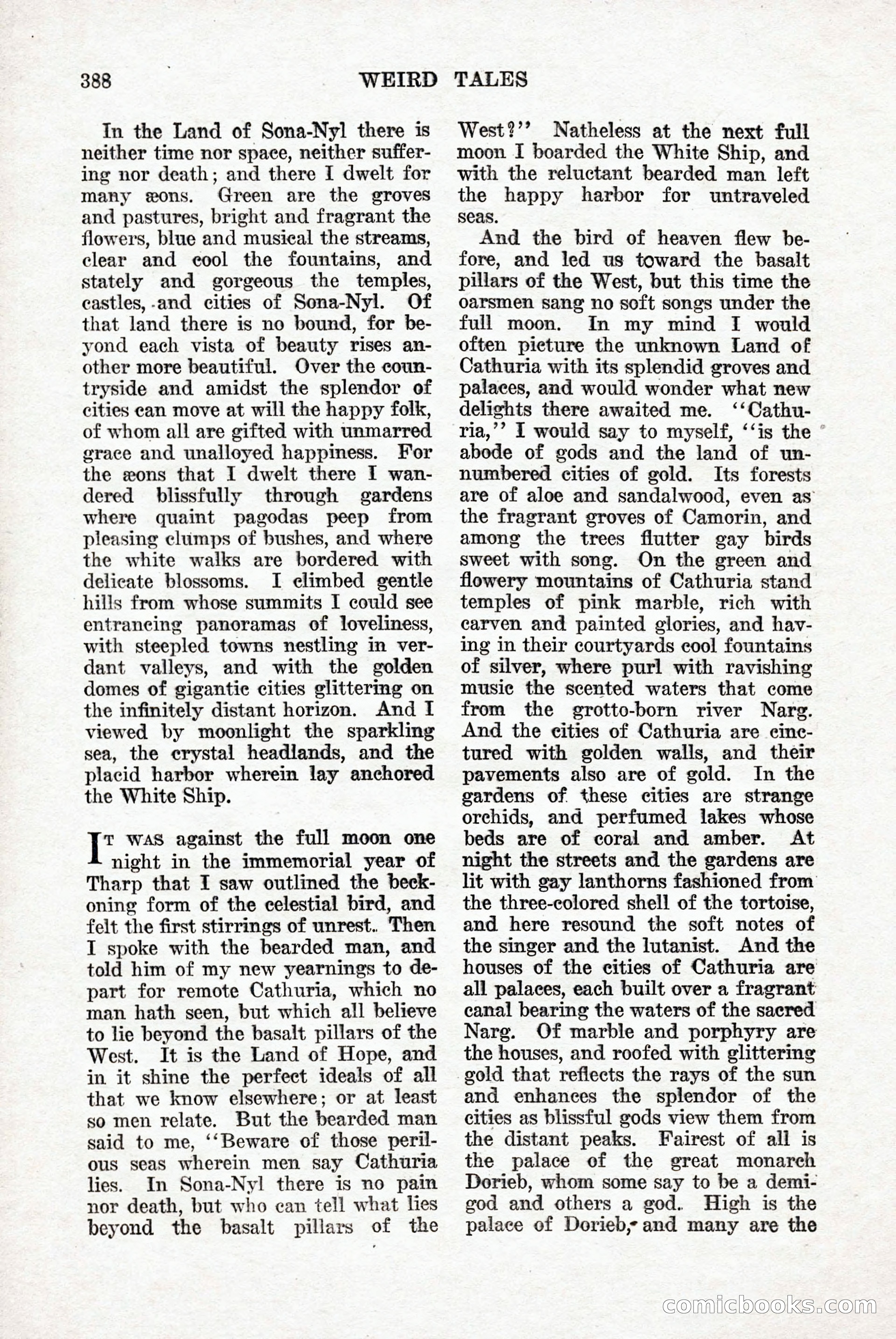 Weird Tales, Vol. 9, No. 3 — page 102 of 148