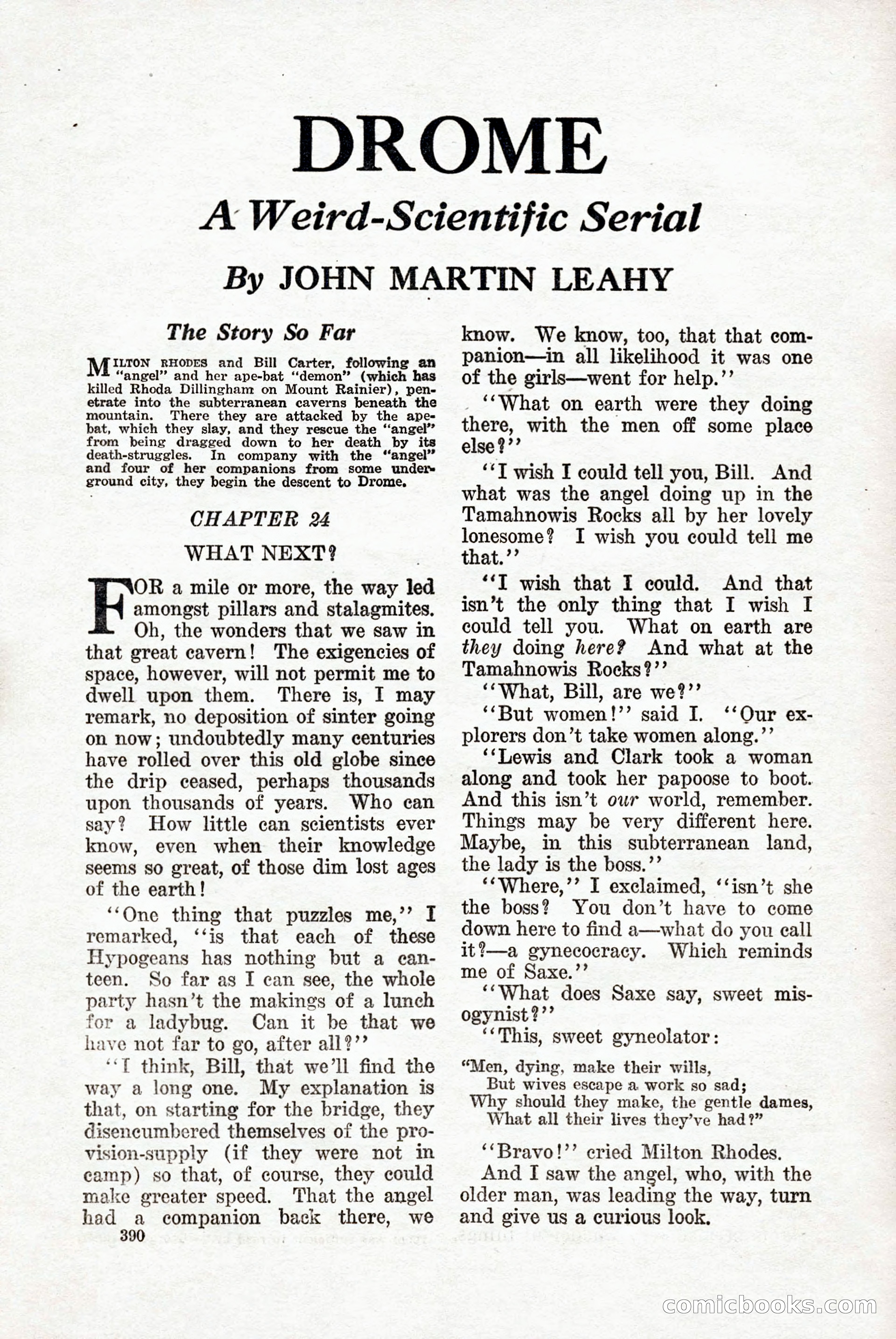 Weird Tales, Vol. 9, No. 3 — page 104 of 148