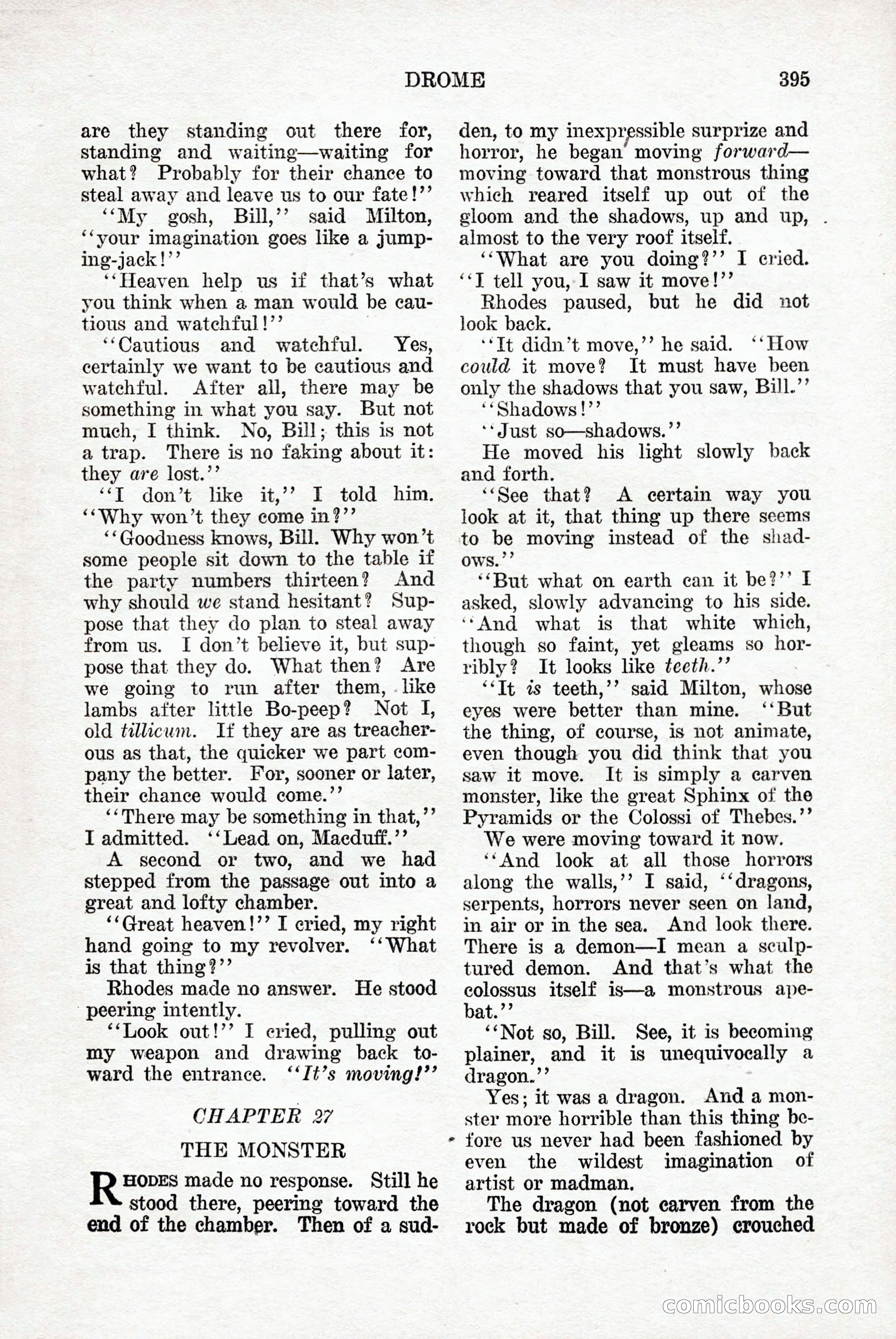 Weird Tales, Vol. 9, No. 3 — page 109 of 148