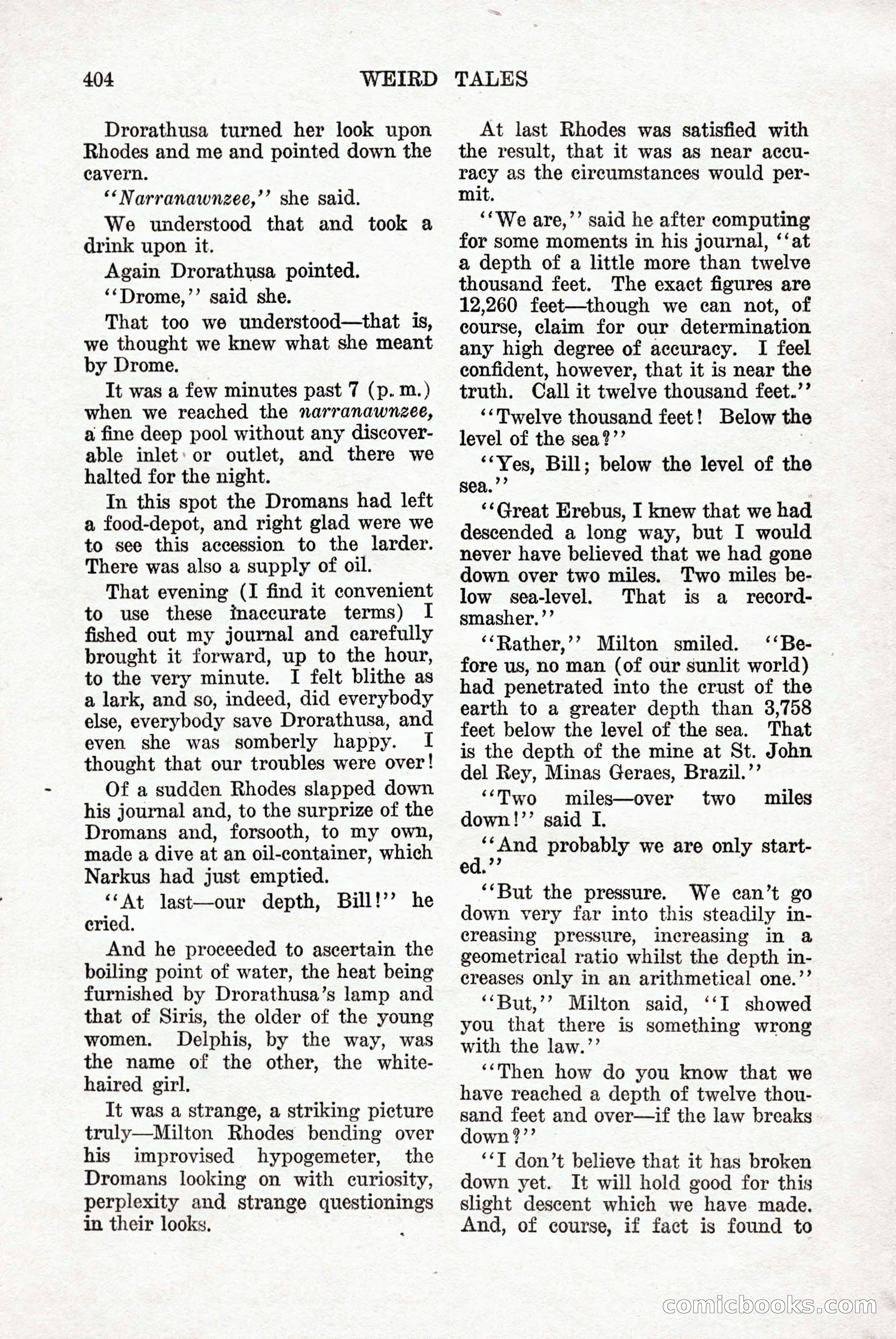 Weird Tales, Vol. 9, No. 3 — page 118 of 148