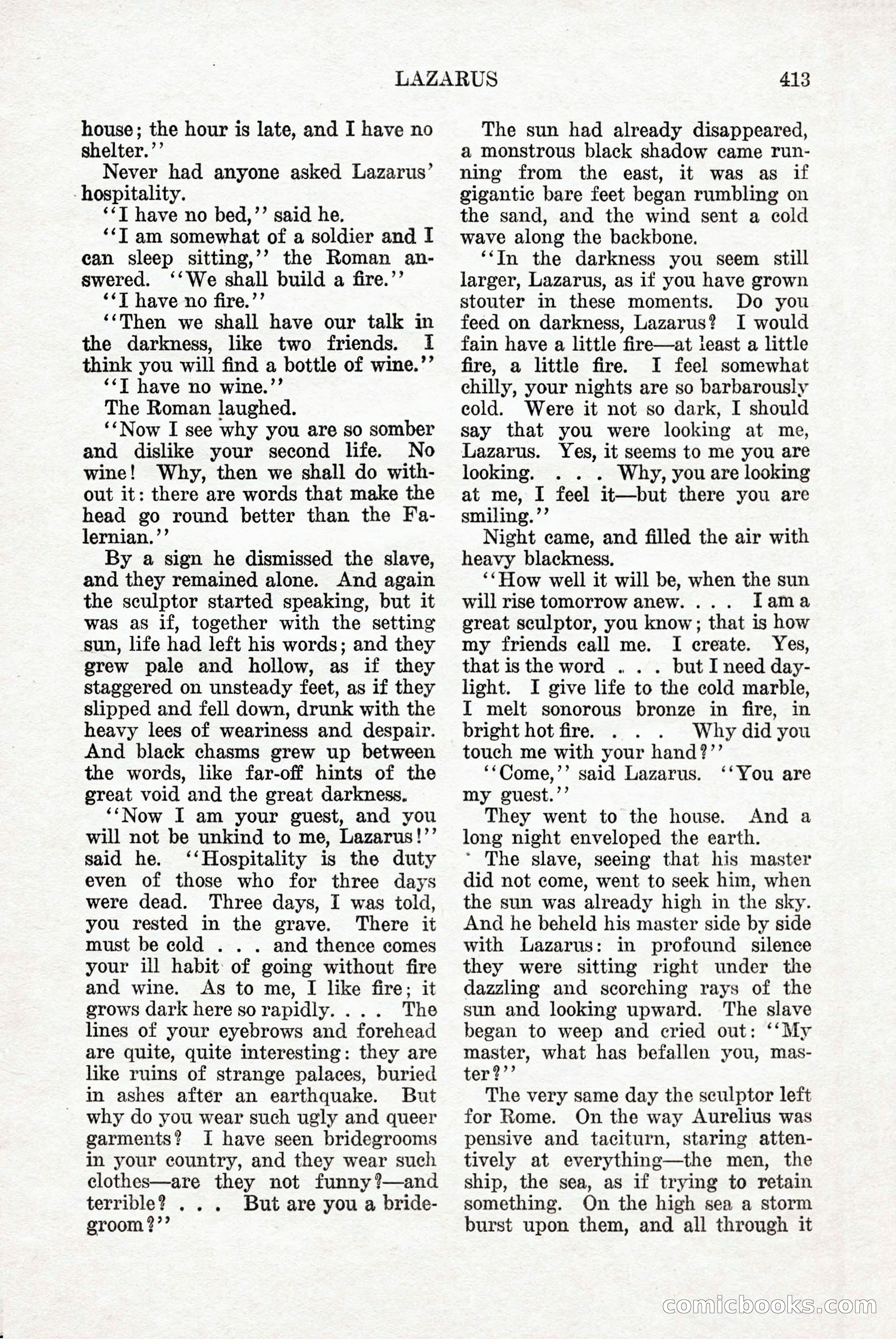 Weird Tales, Vol. 9, No. 3 — page 127 of 148