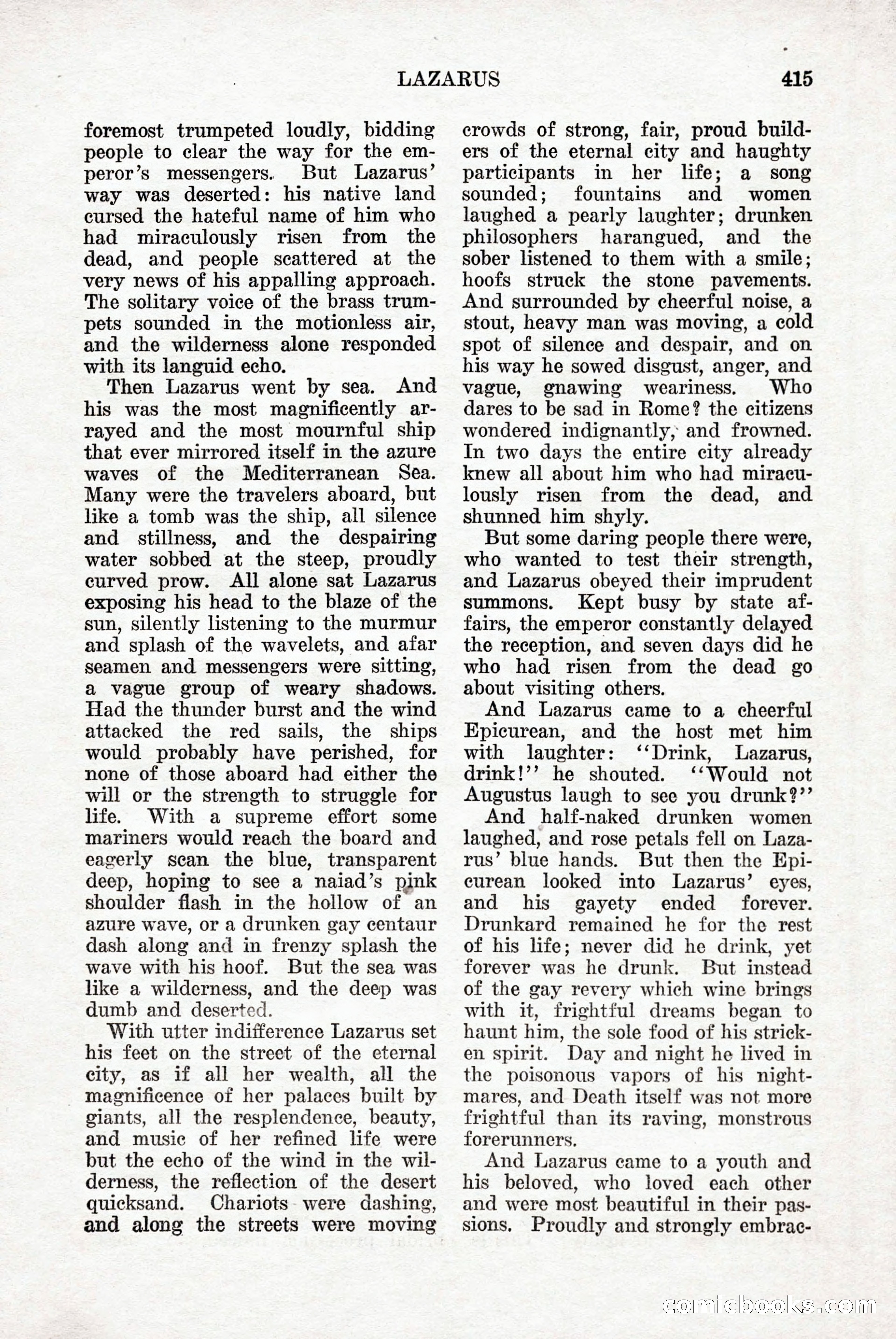 Weird Tales, Vol. 9, No. 3 — page 129 of 148