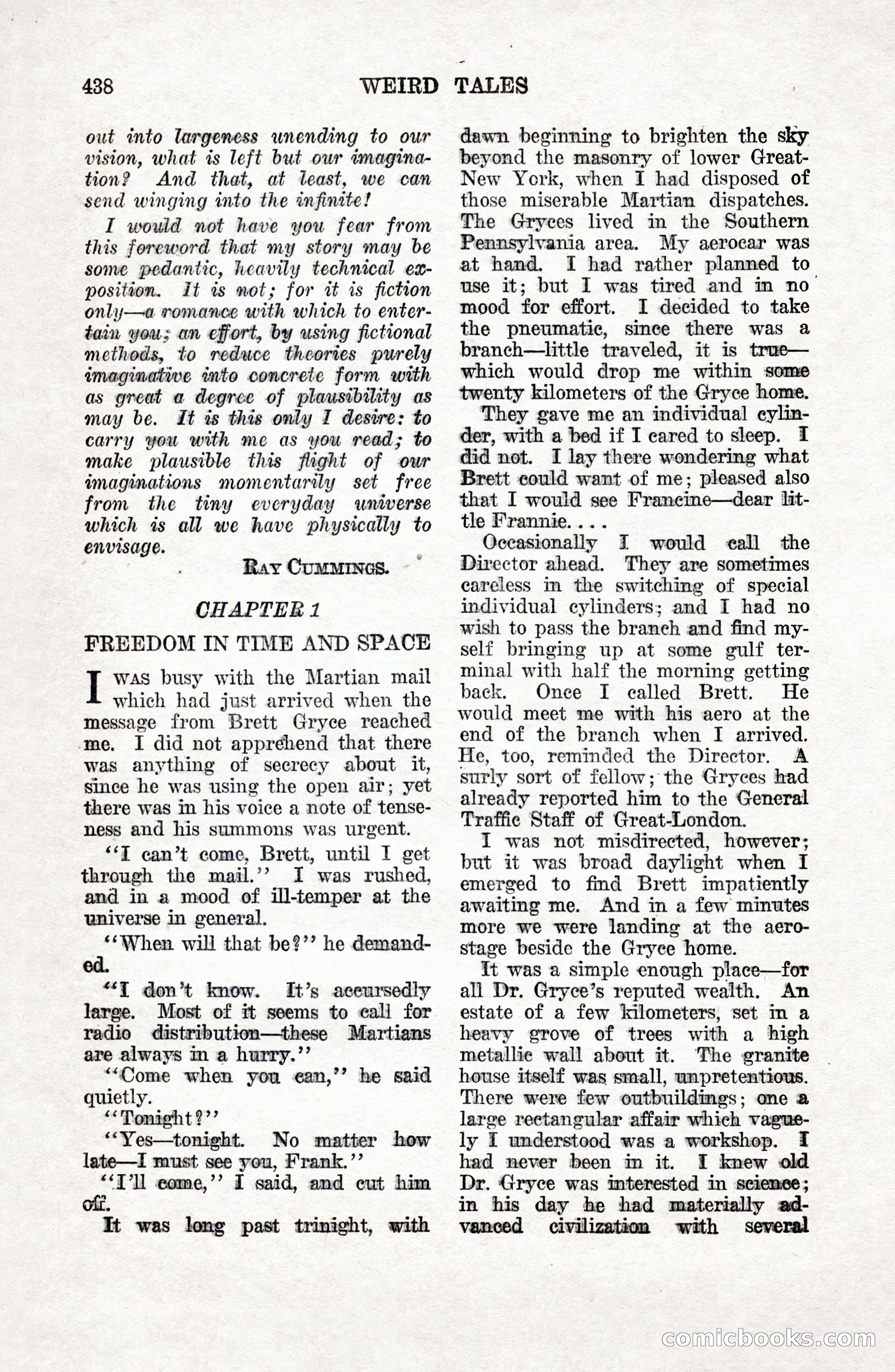 Weird Tales, April 1927 — page 8 of 148
