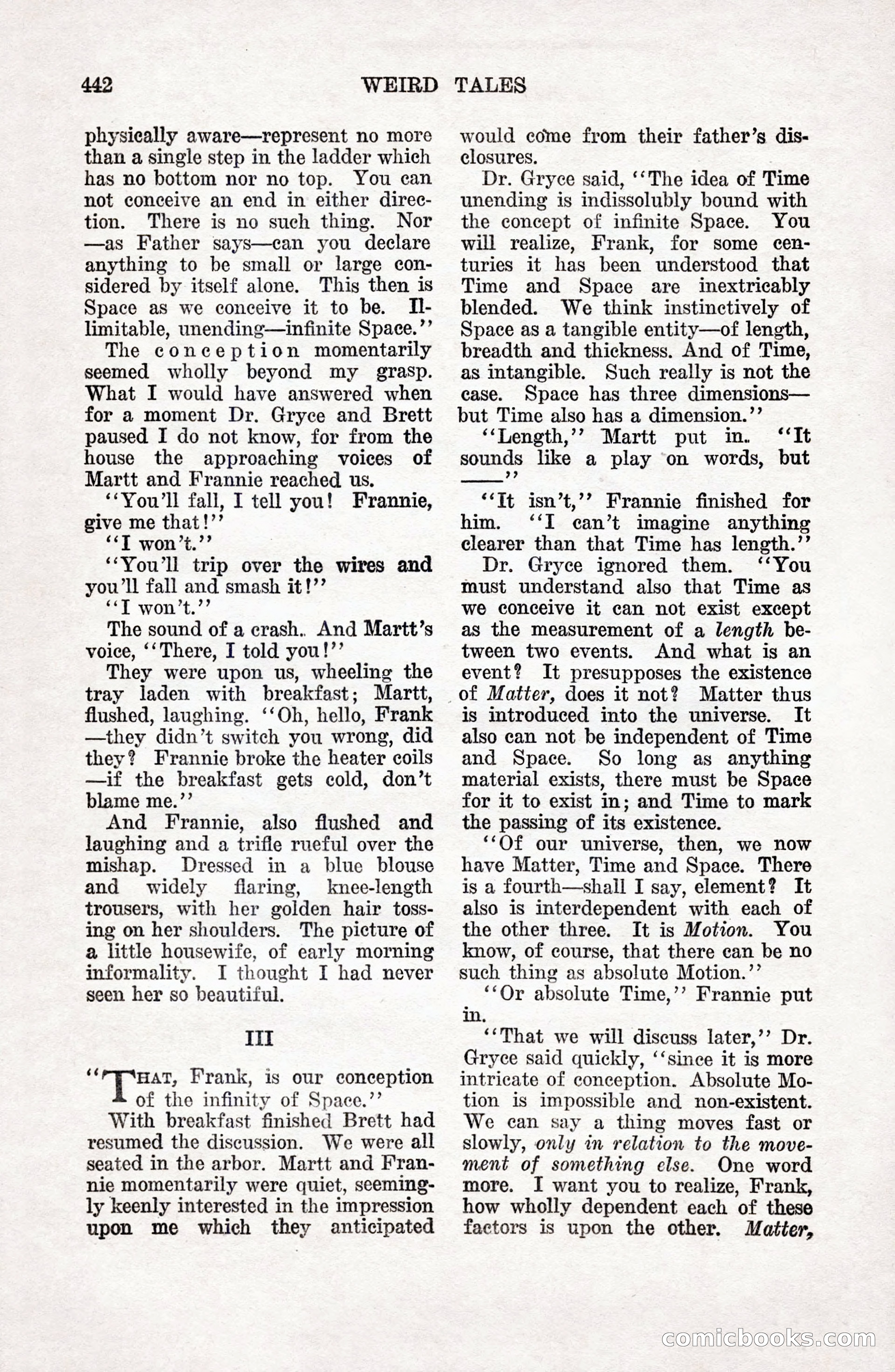 Weird Tales, April 1927 — page 12 of 148