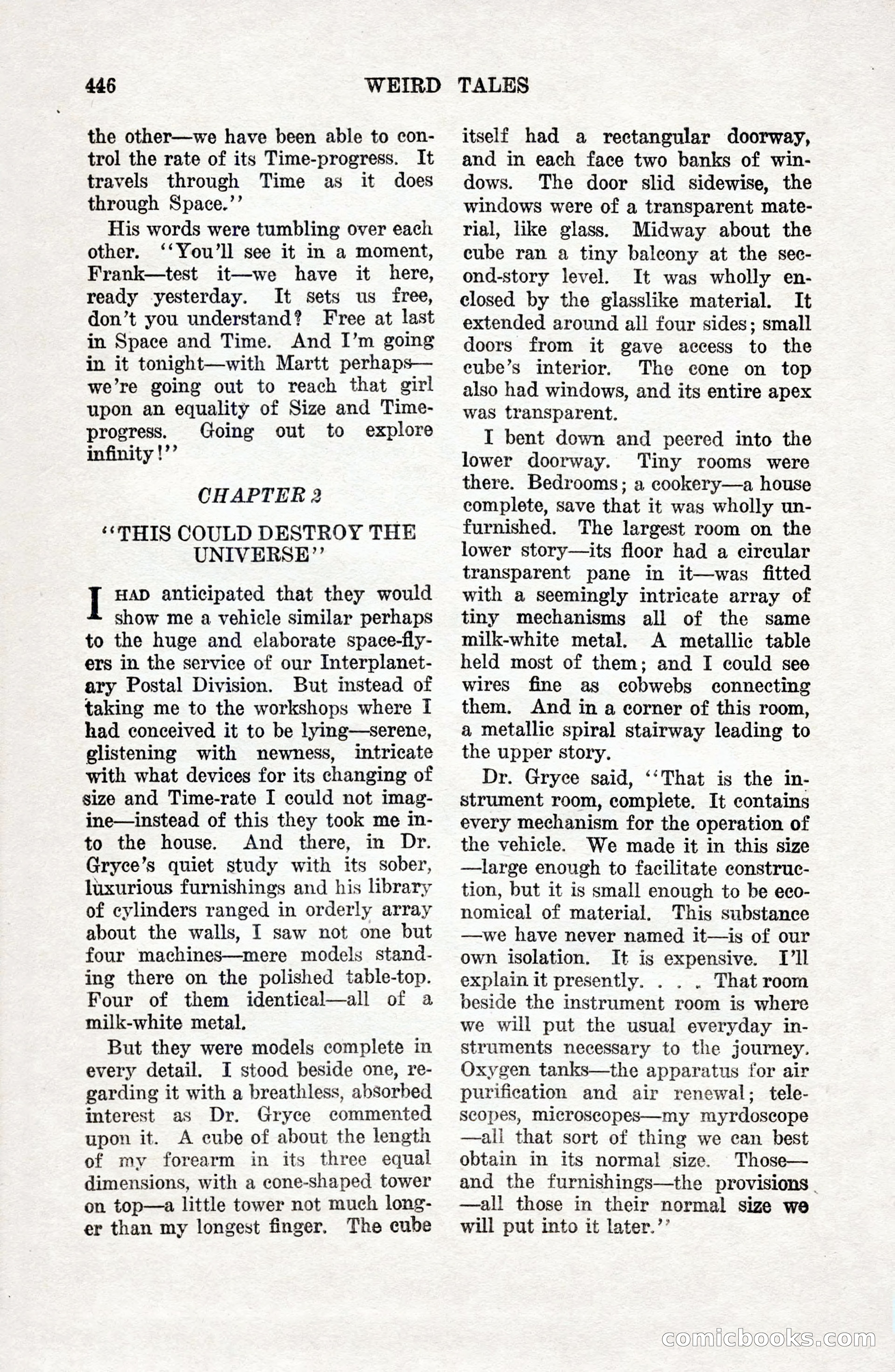 Weird Tales, April 1927 — page 16 of 148