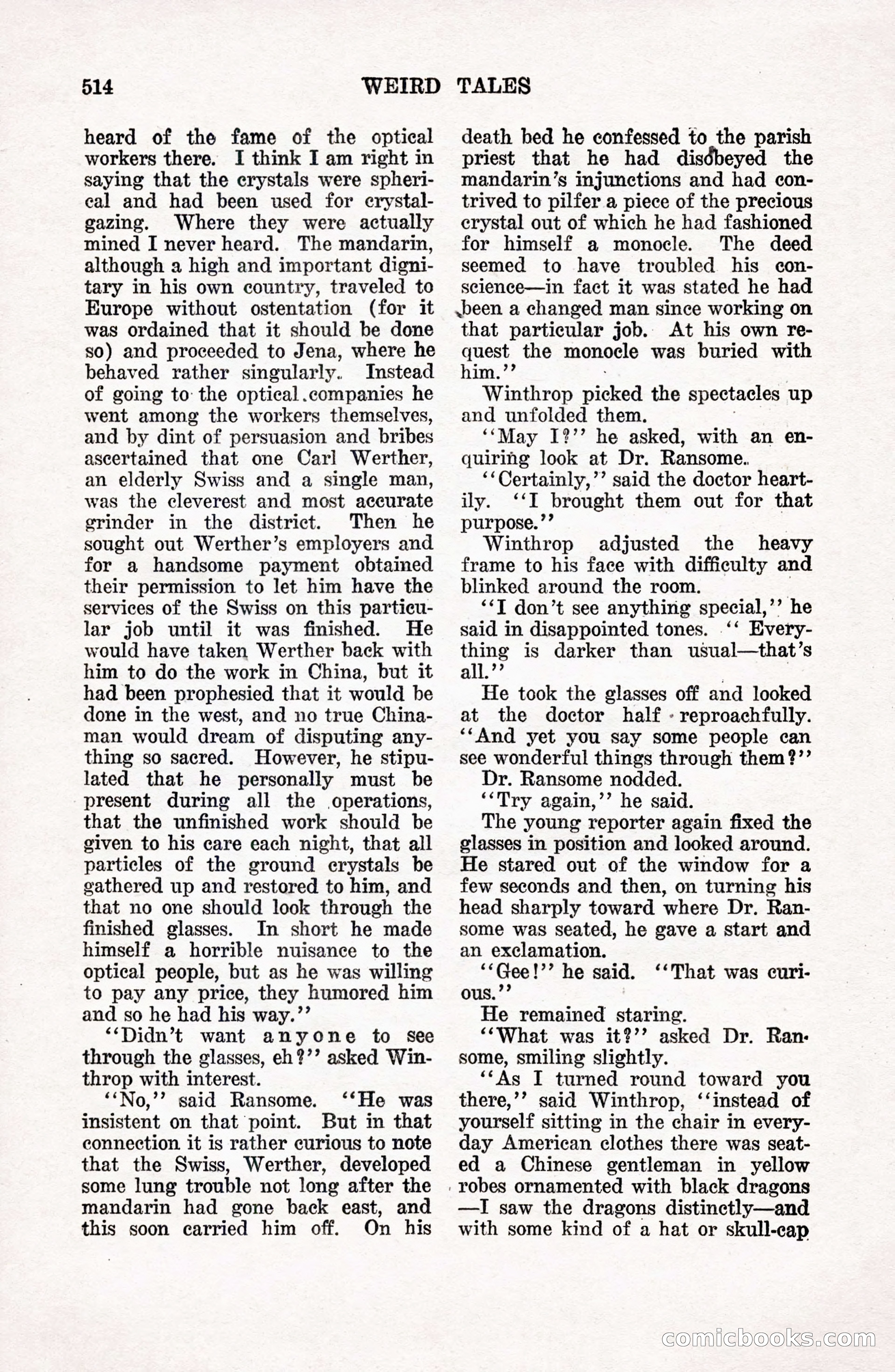 Weird Tales, April 1927 — page 84 of 148