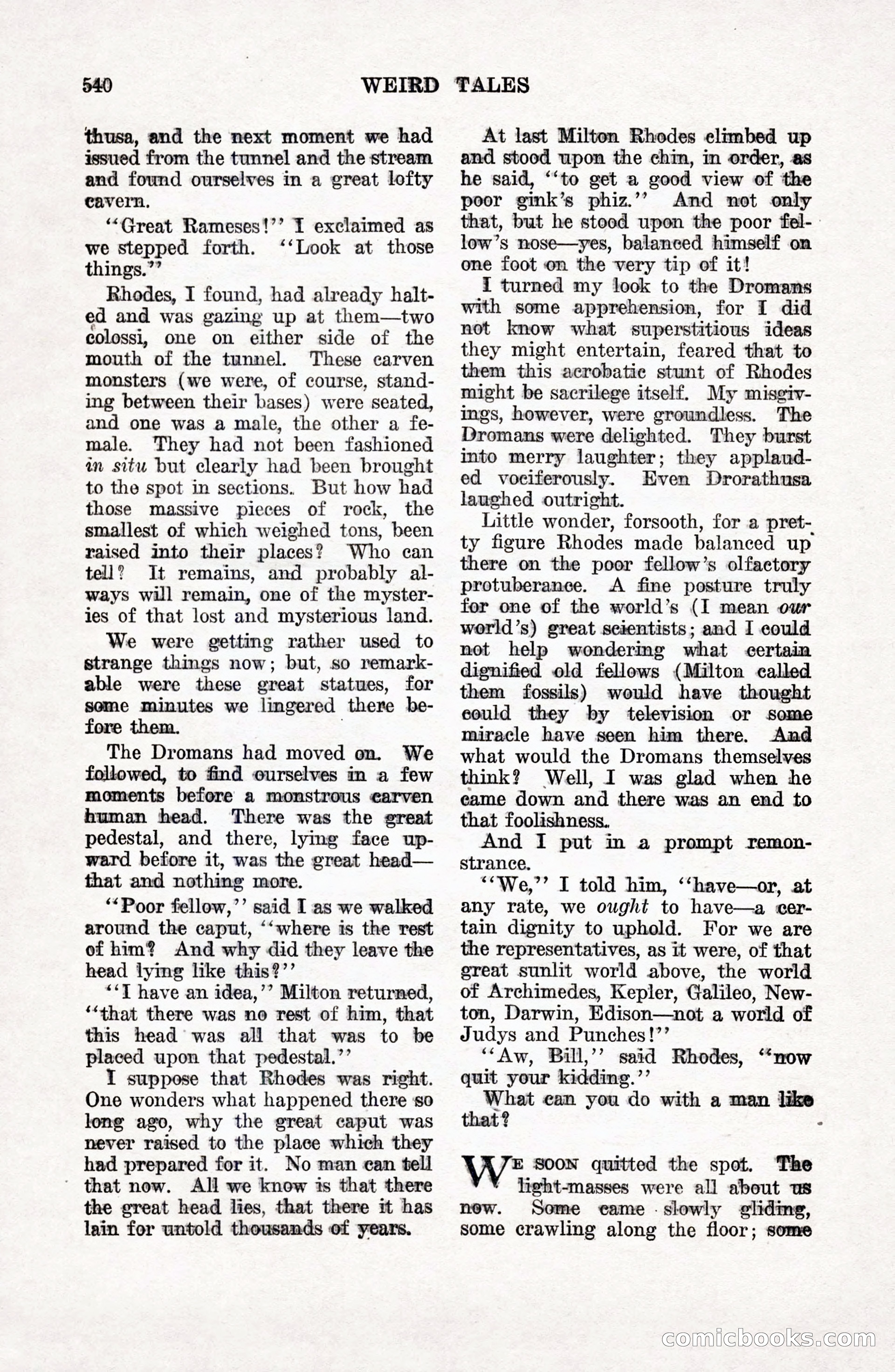 Weird Tales, April 1927 — page 110 of 148