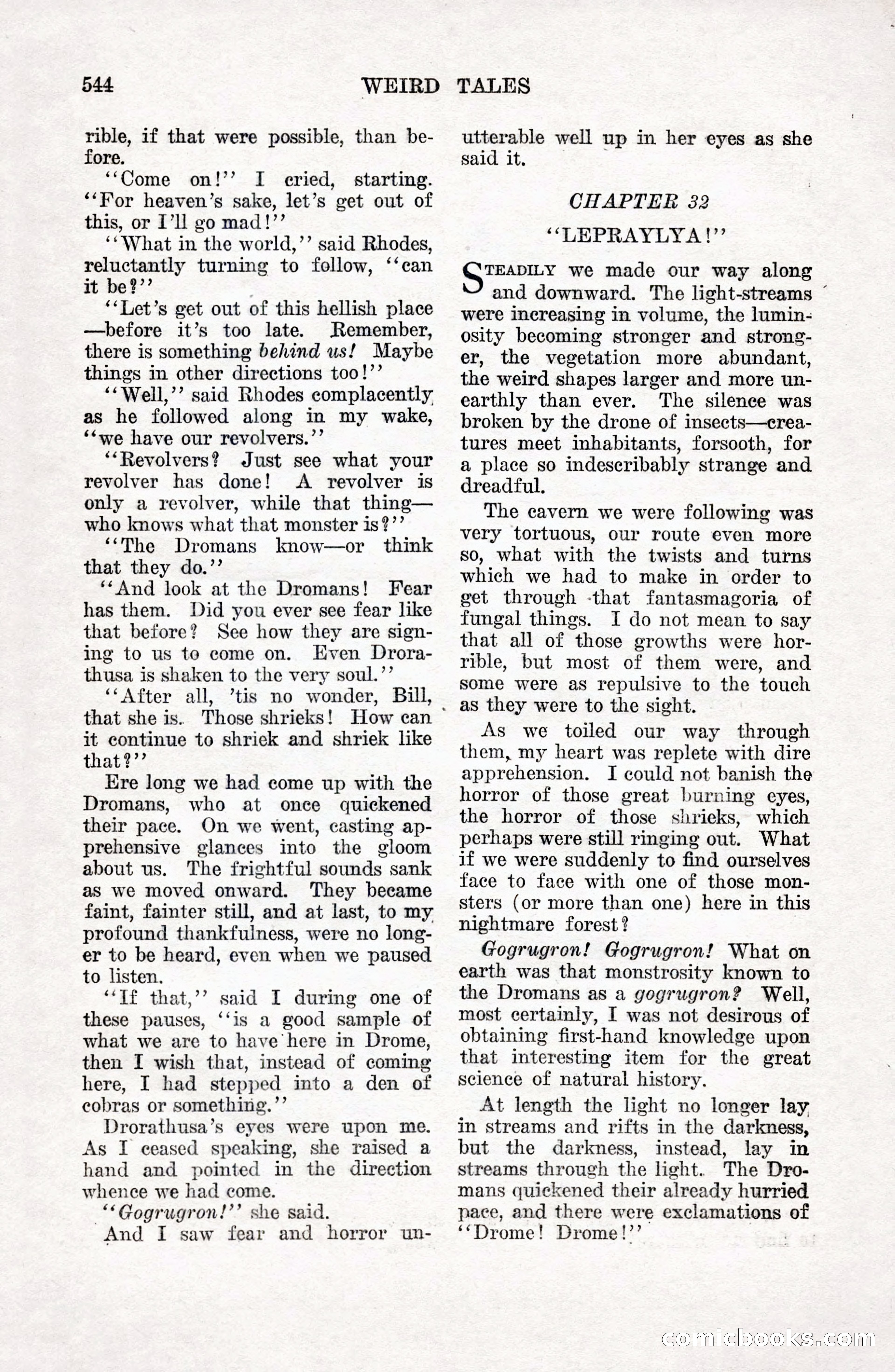 Weird Tales, April 1927 — page 114 of 148
