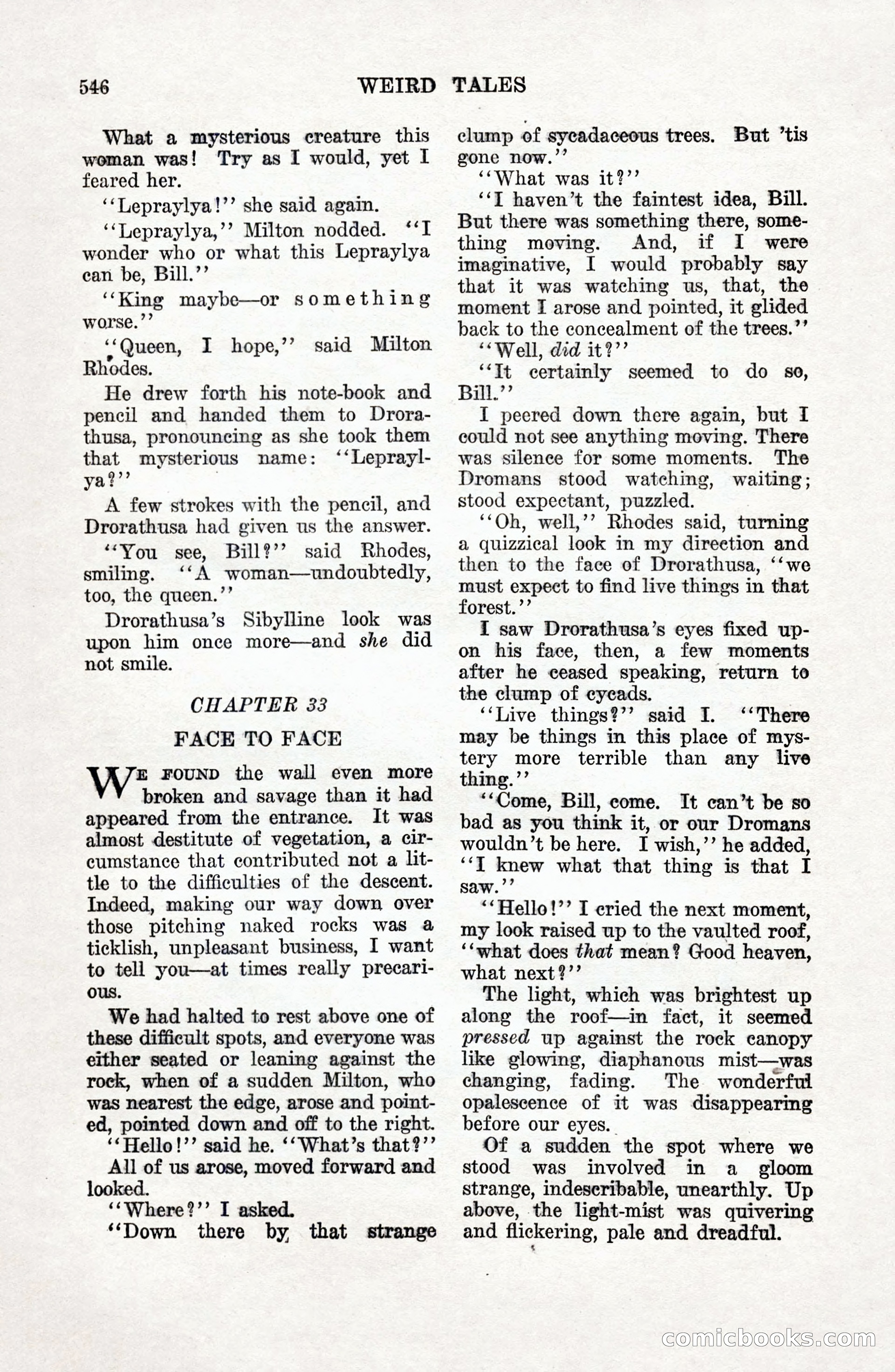 Weird Tales, April 1927 — page 116 of 148