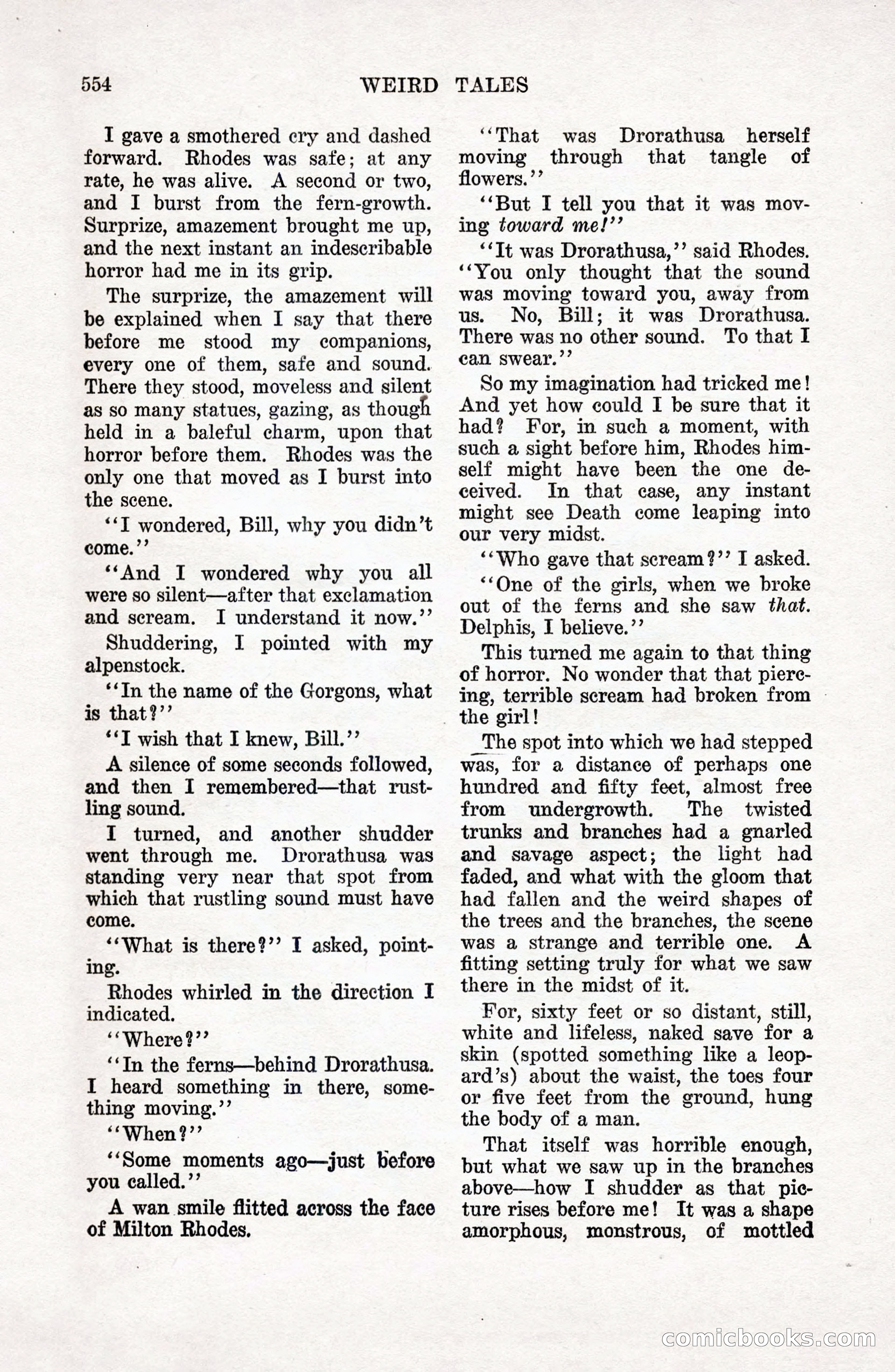 Weird Tales, April 1927 — page 124 of 148